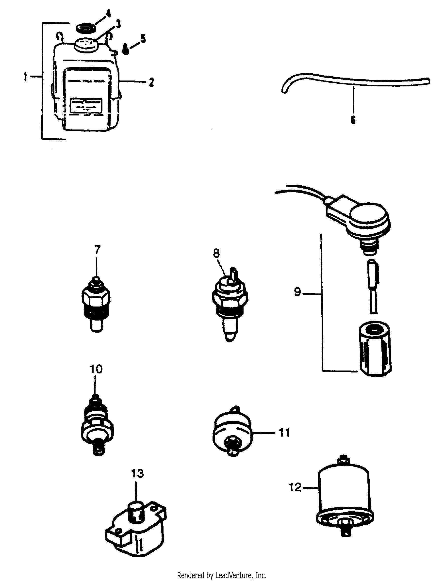MISCELLANEOUS ENGINE PARTS
