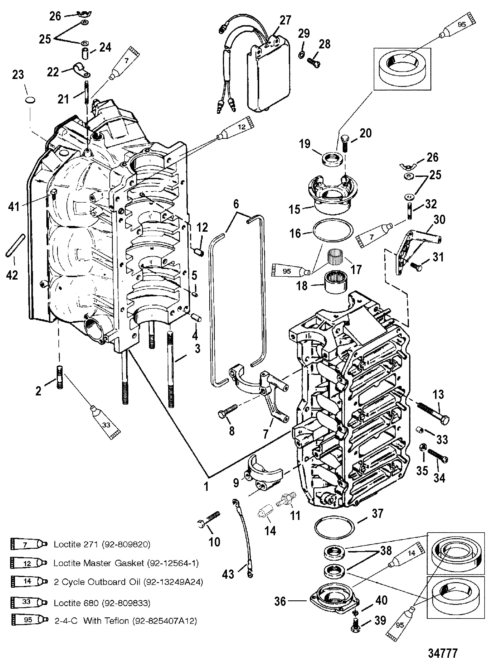 CYLINDER BLOCK AND END CAPS