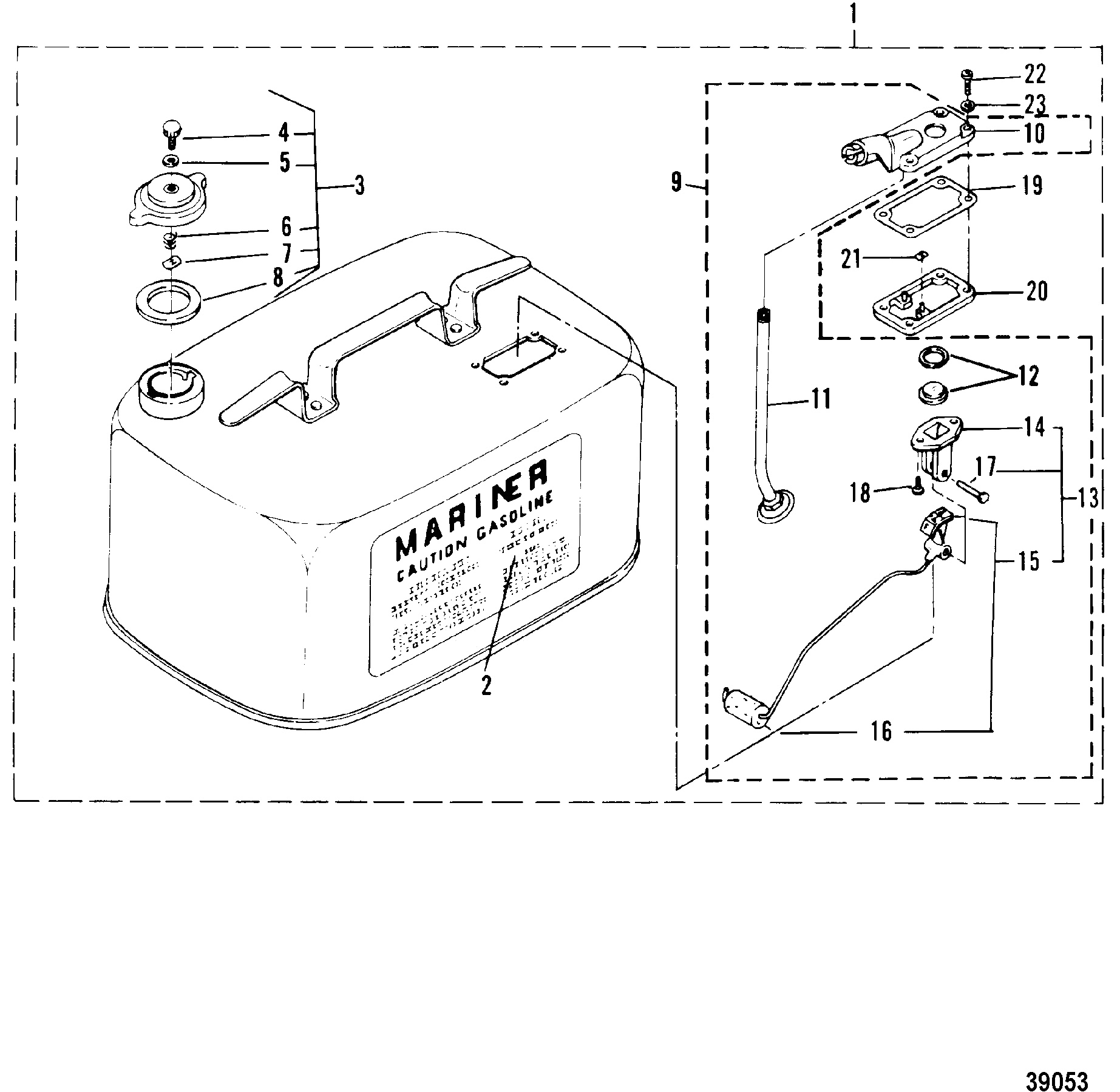 SERBATOIO CARBURANTE (SERBATOIO NON ORIGINALE)