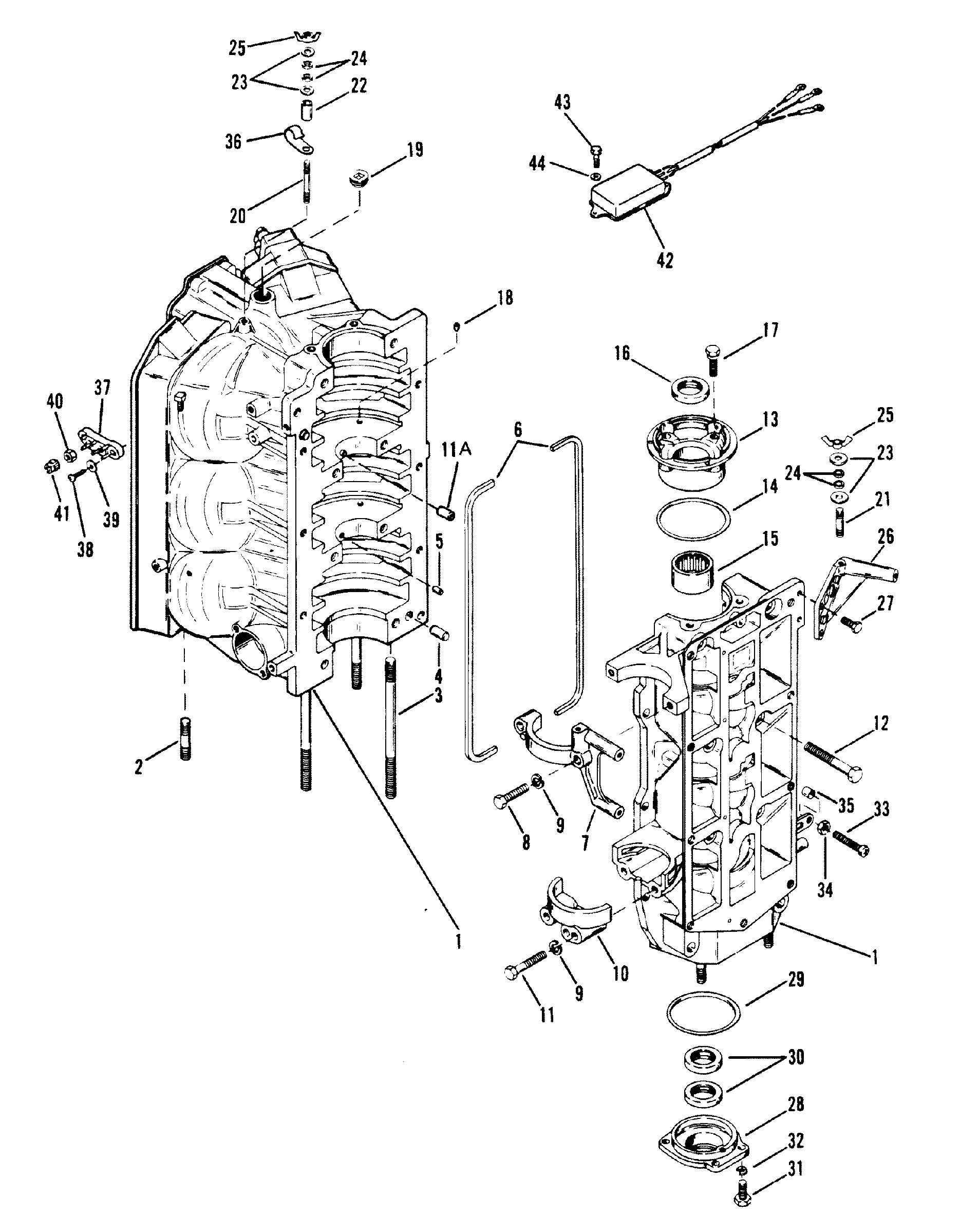 Cylinder Block and End Caps