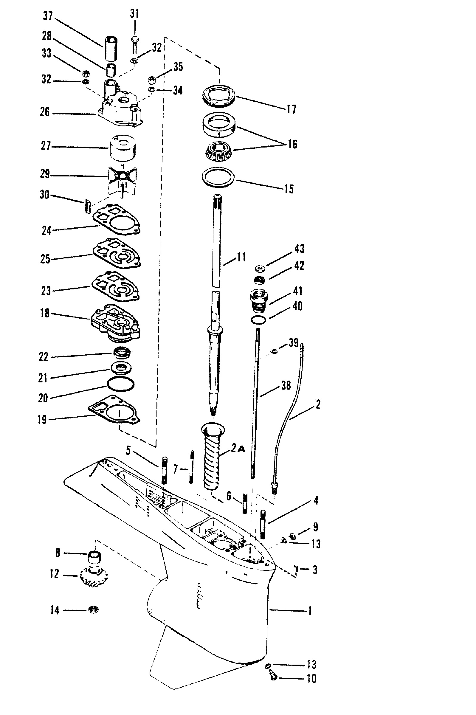 Gear Housing(Driveshaft-Casting # is1674-814247C)