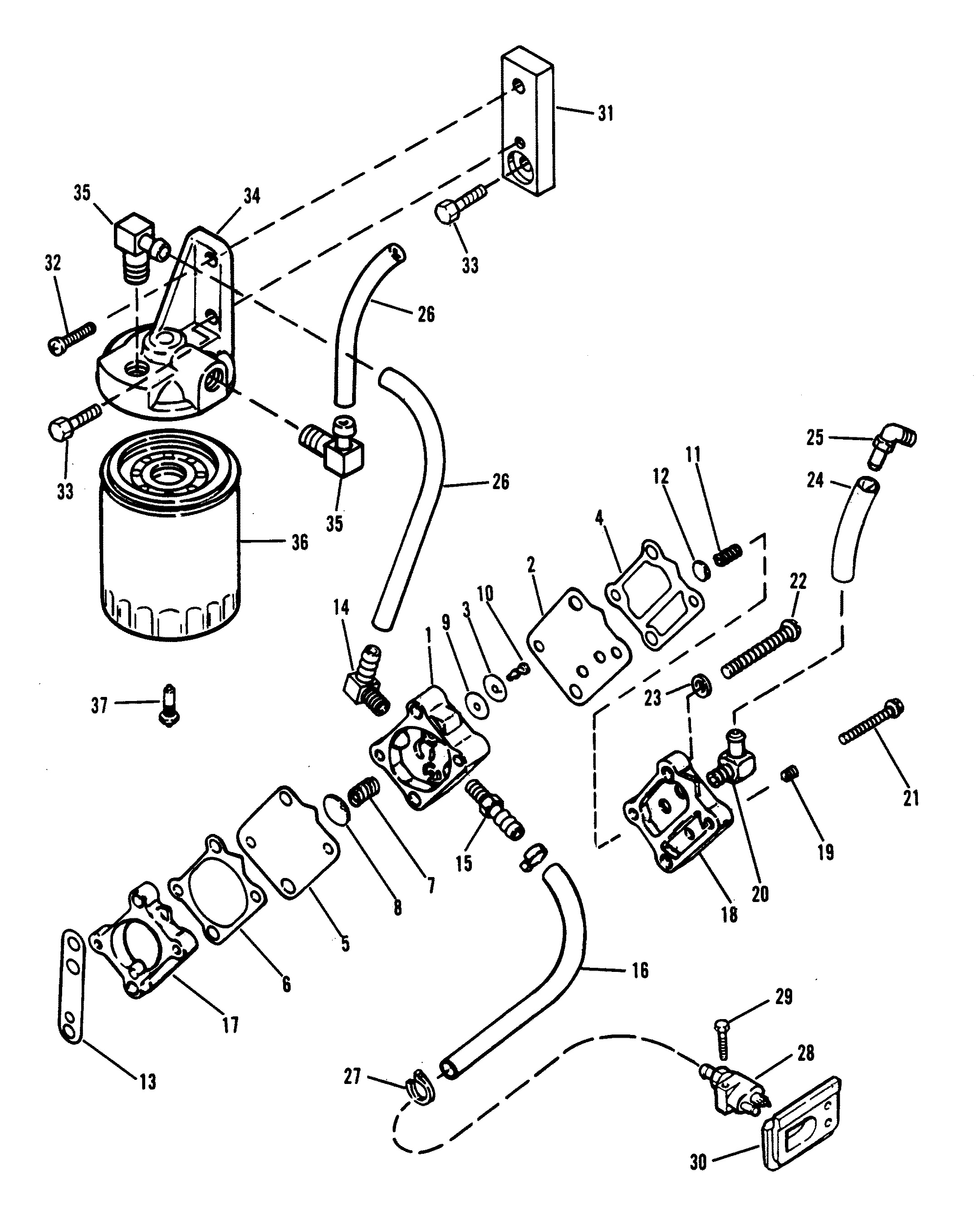 FUEL PUMP AND FUEL FILTER