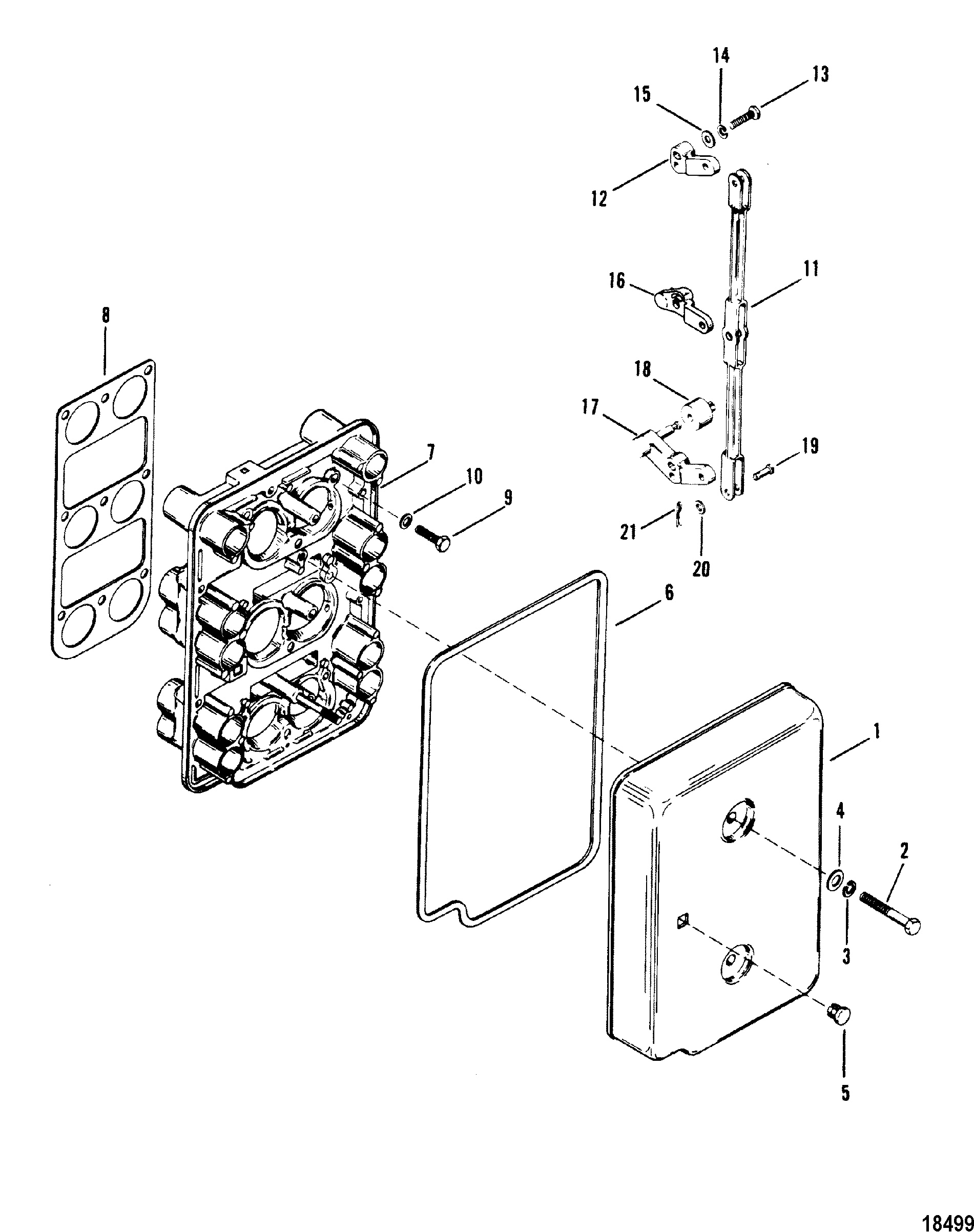 Choke Plate and Throttle Levers