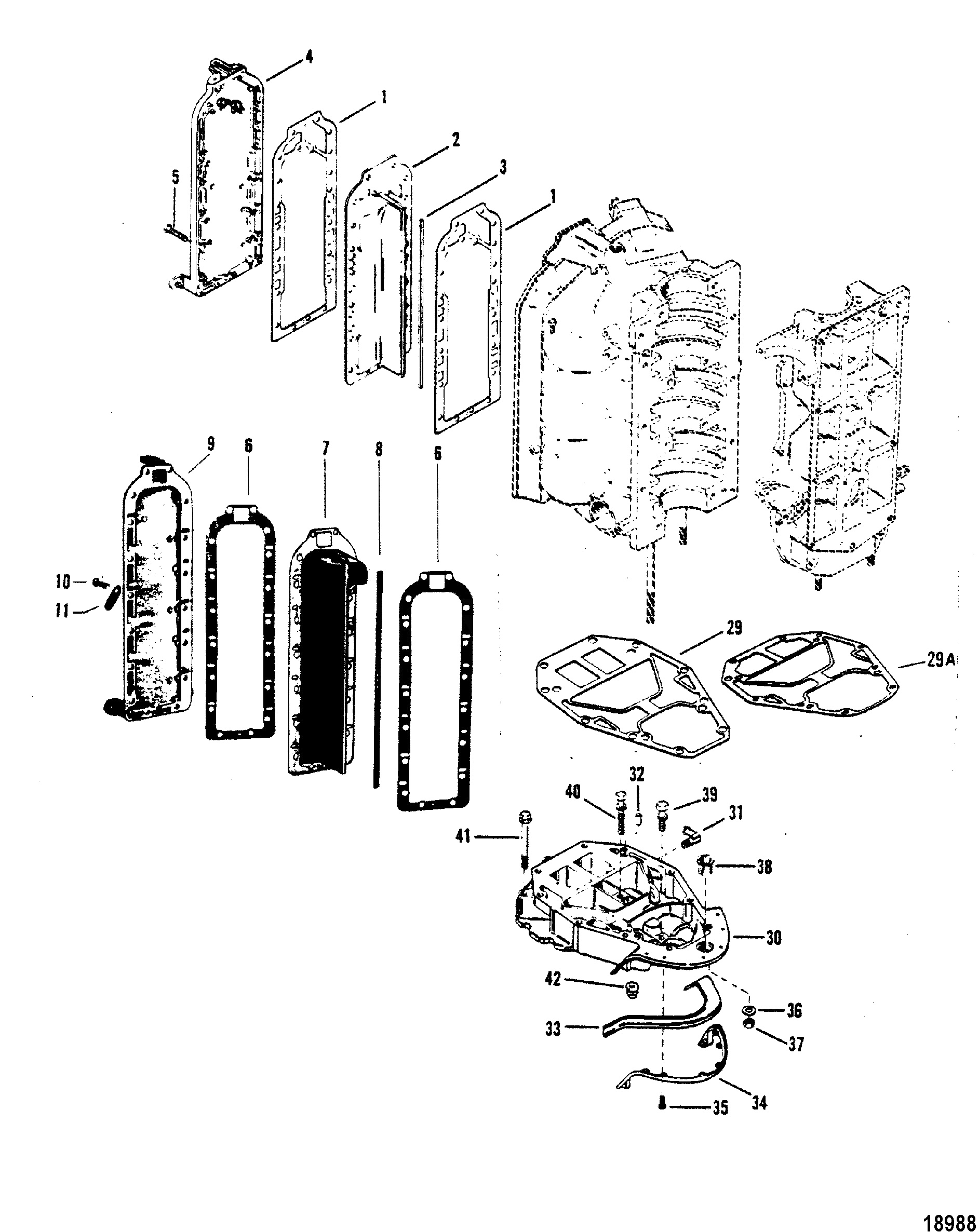 Exhaust Manifold and Exhaust Plate