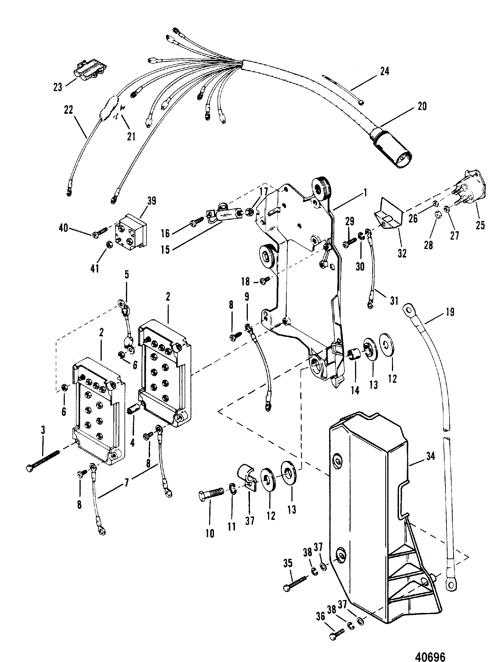 WIRING HARNESS STARTER SOLENOID