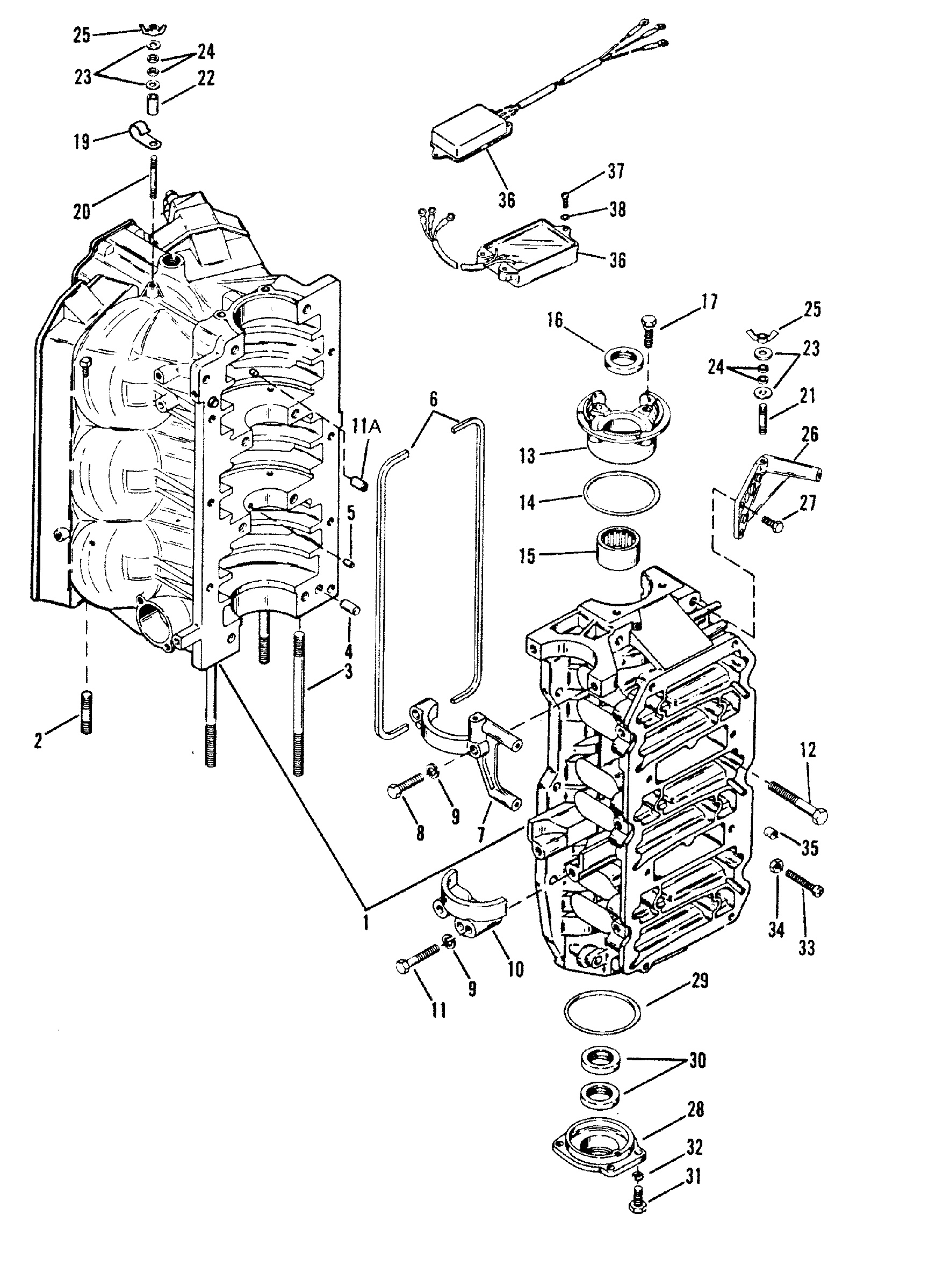 Cylinder Block and End Caps