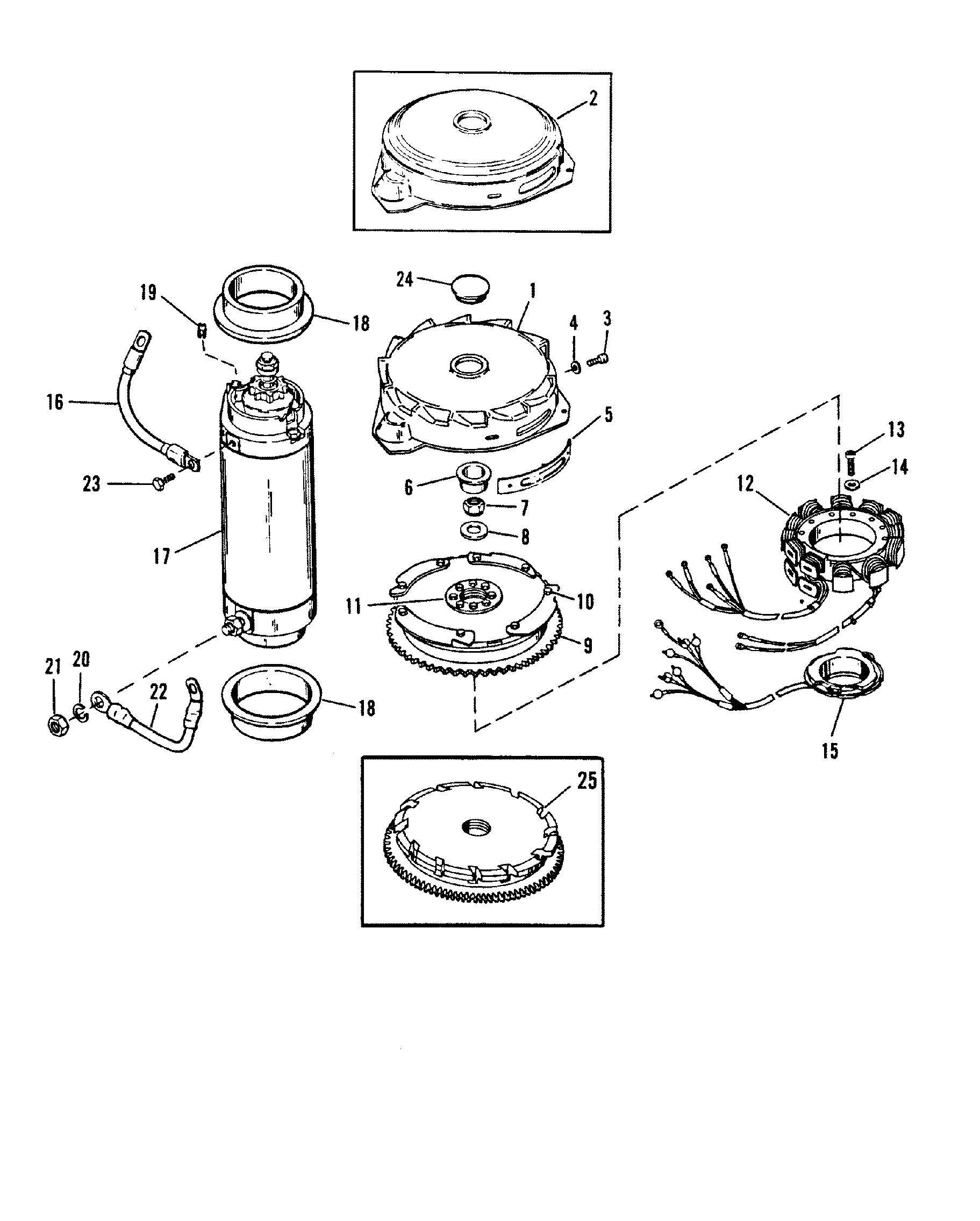 Flywheel Starter Motor