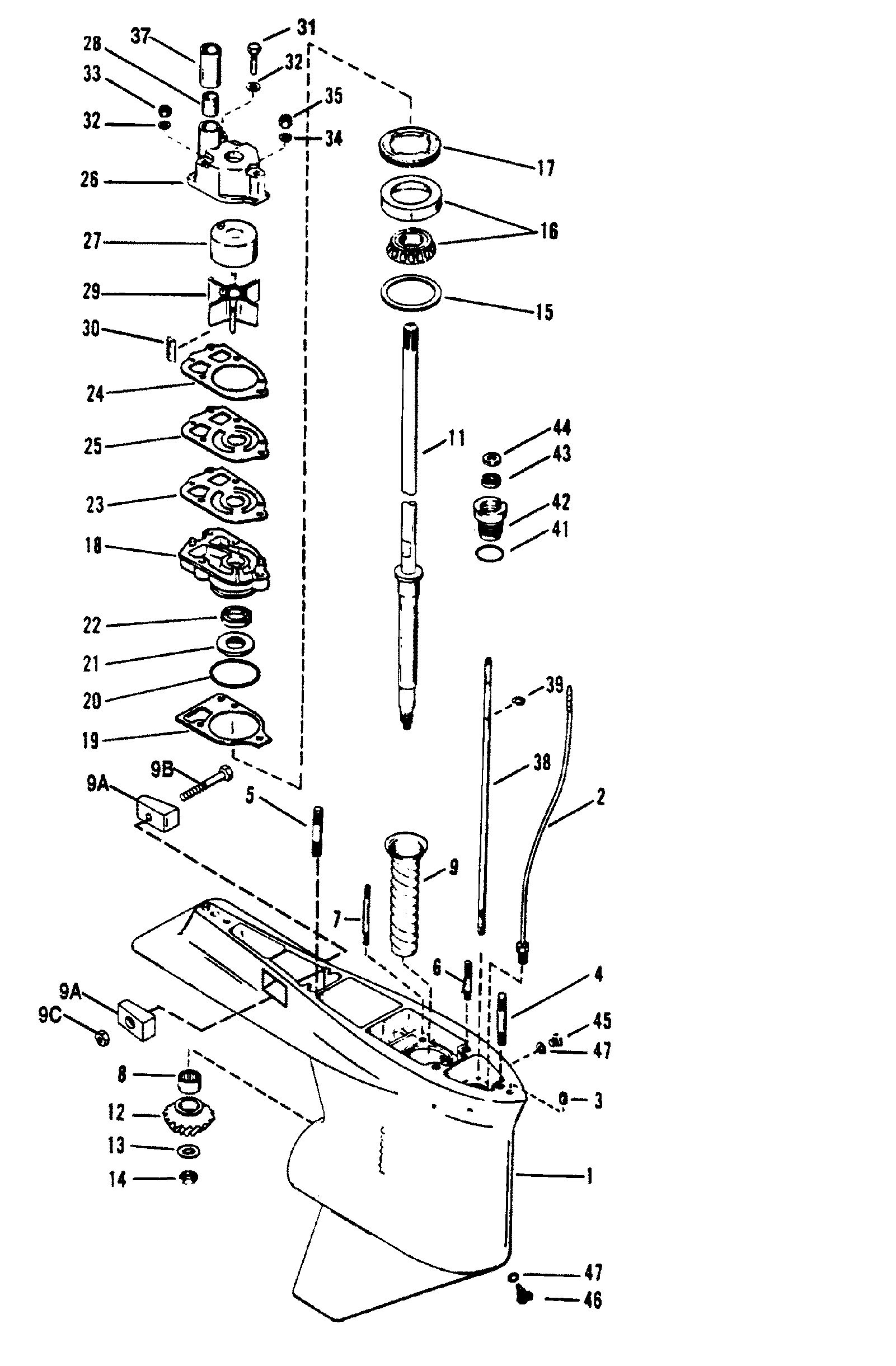 GEAR HOUSING(DRIVESHAFT)