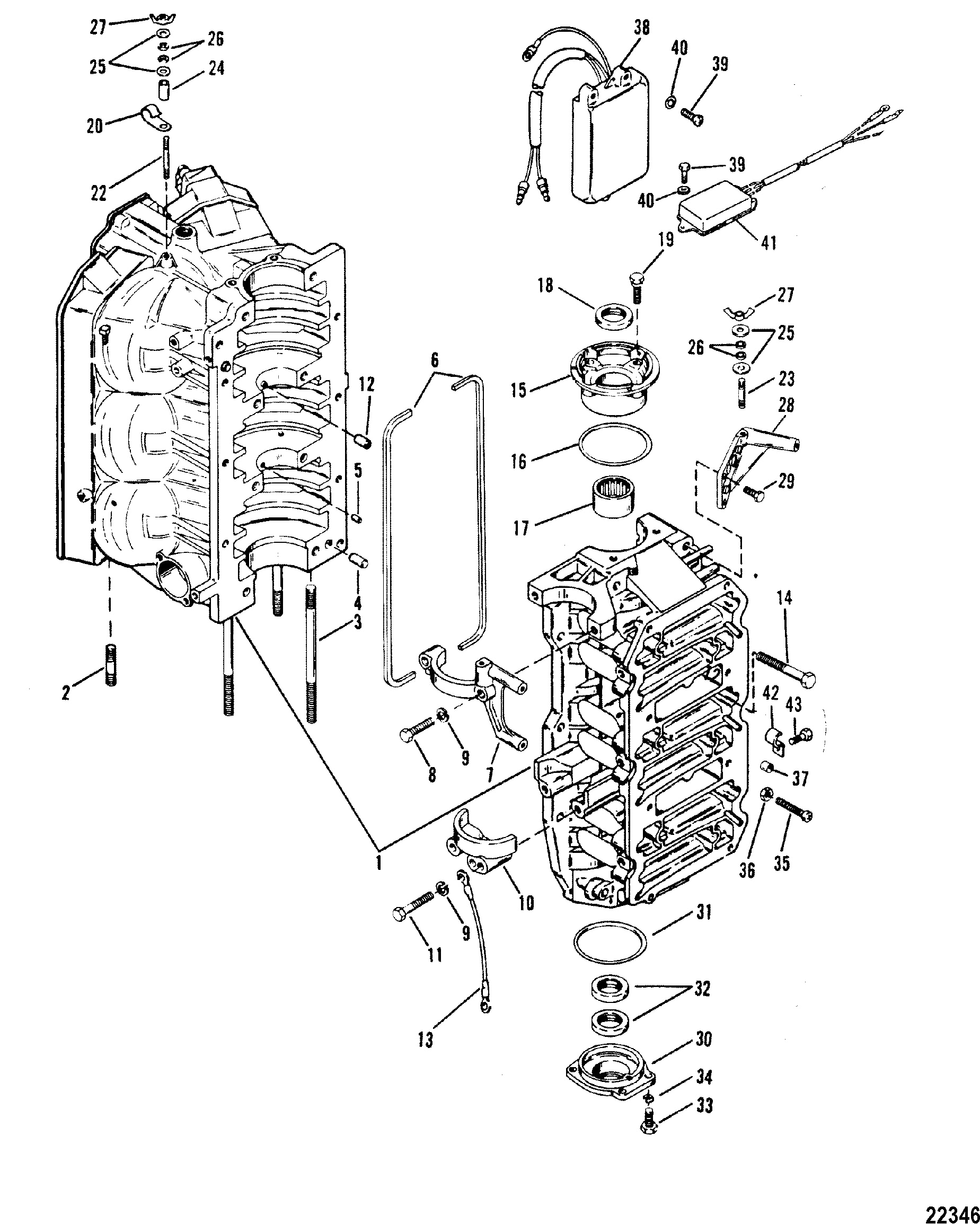 CYLINDER BLOCK AND END CAPS