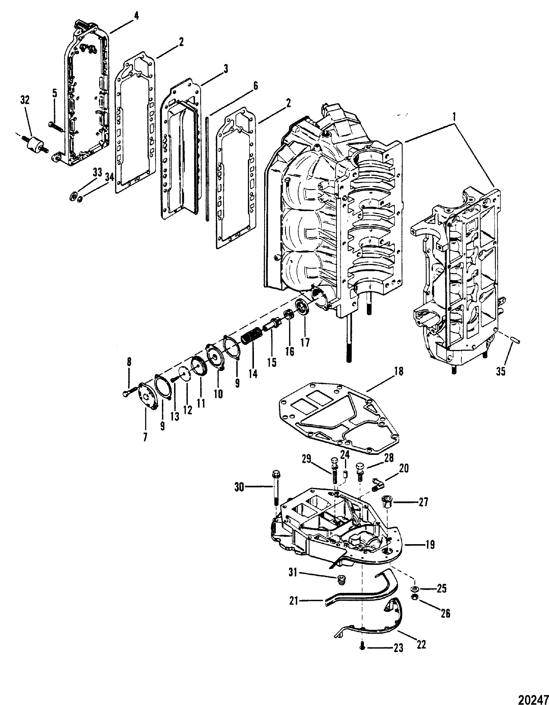 Exhaust Manifold and Exhaust Plate