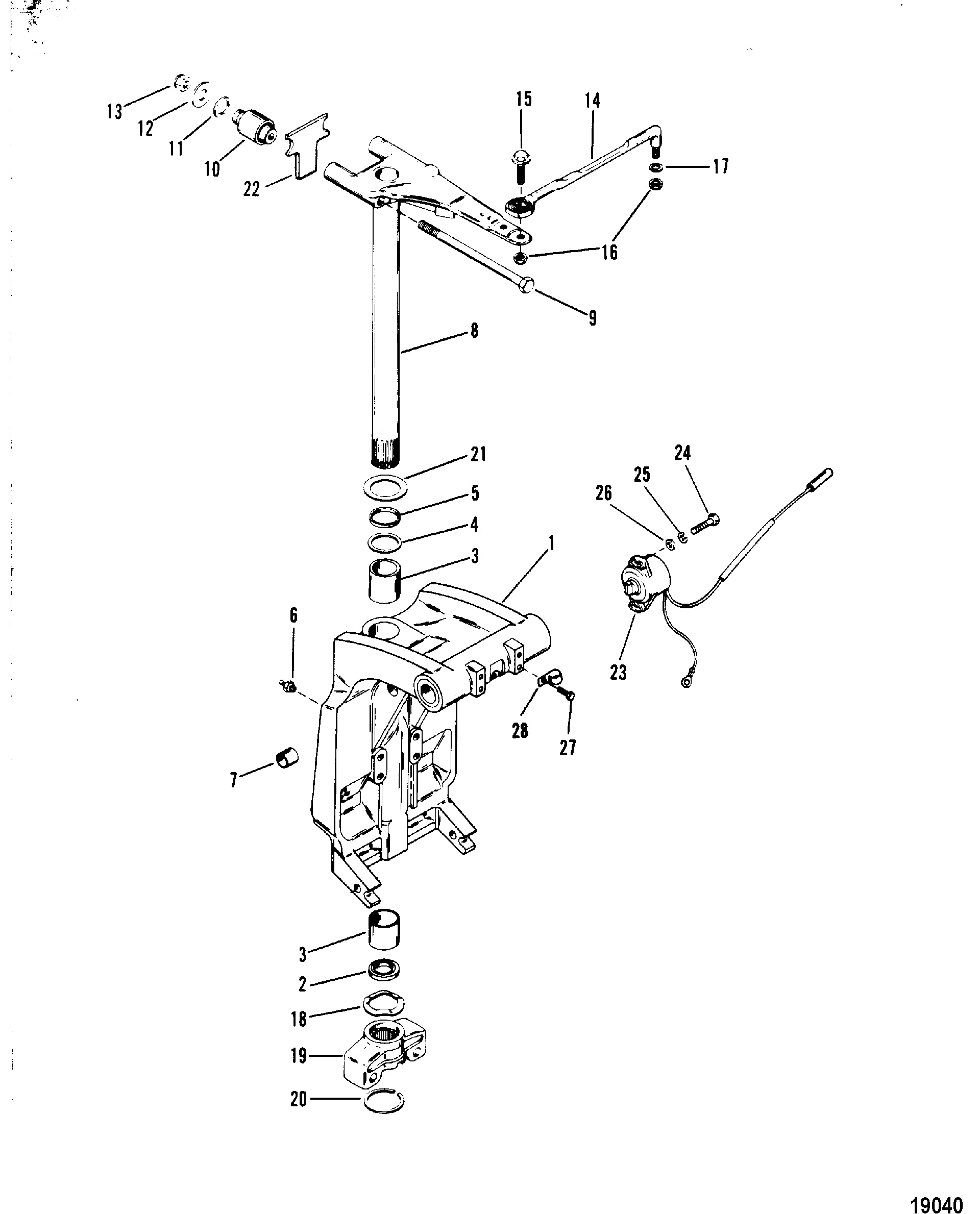 Swivel Bracket and Steering Arm