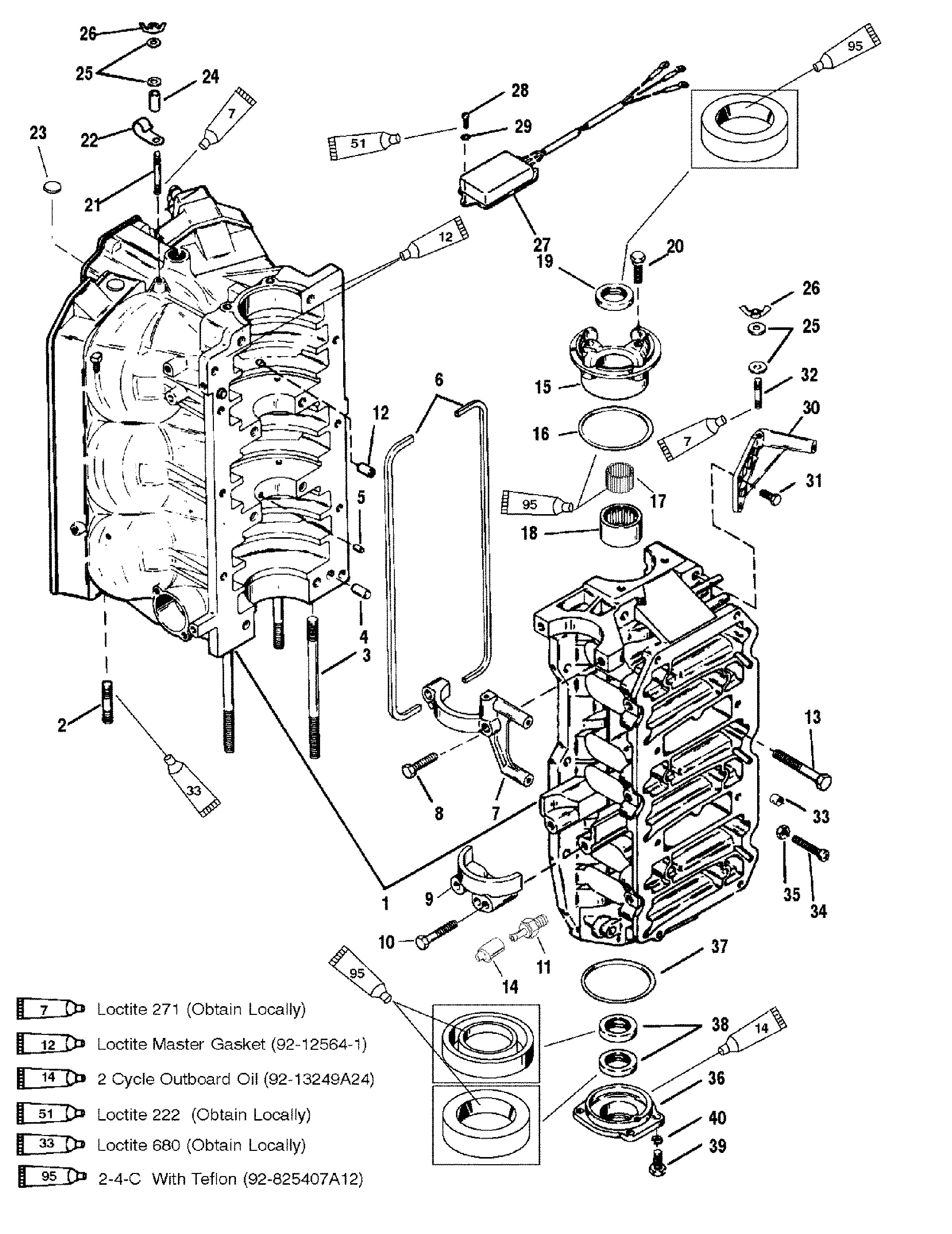 CYLINDER BLOCK AND END CAPS