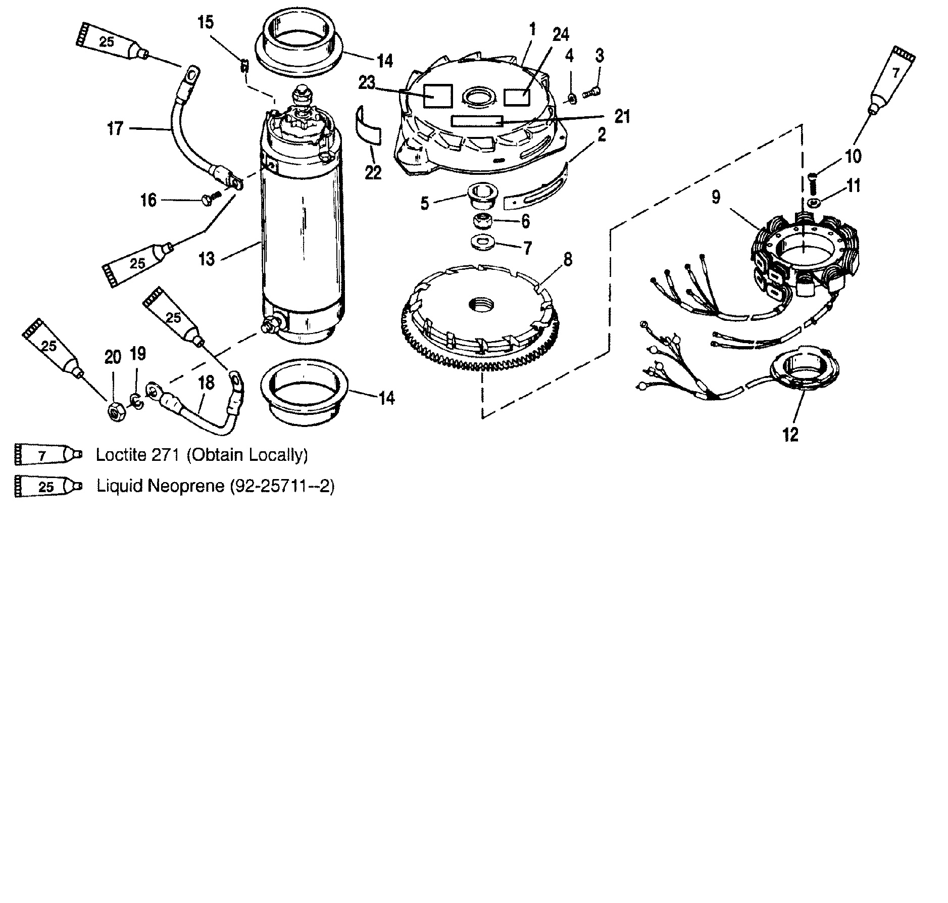 FLYWHEEL STARTER MOTOR