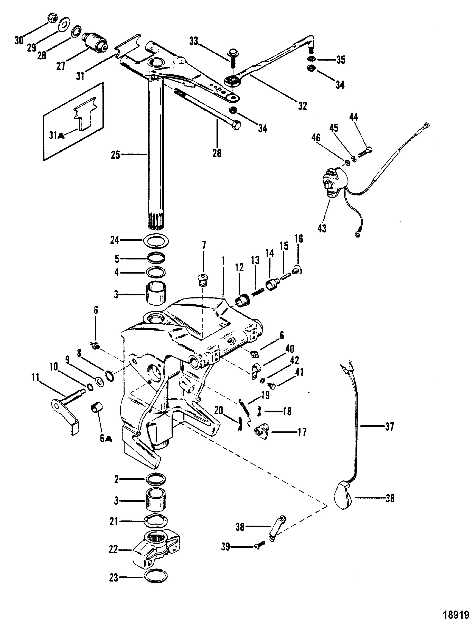 Swivel Bracket and Steering Arm