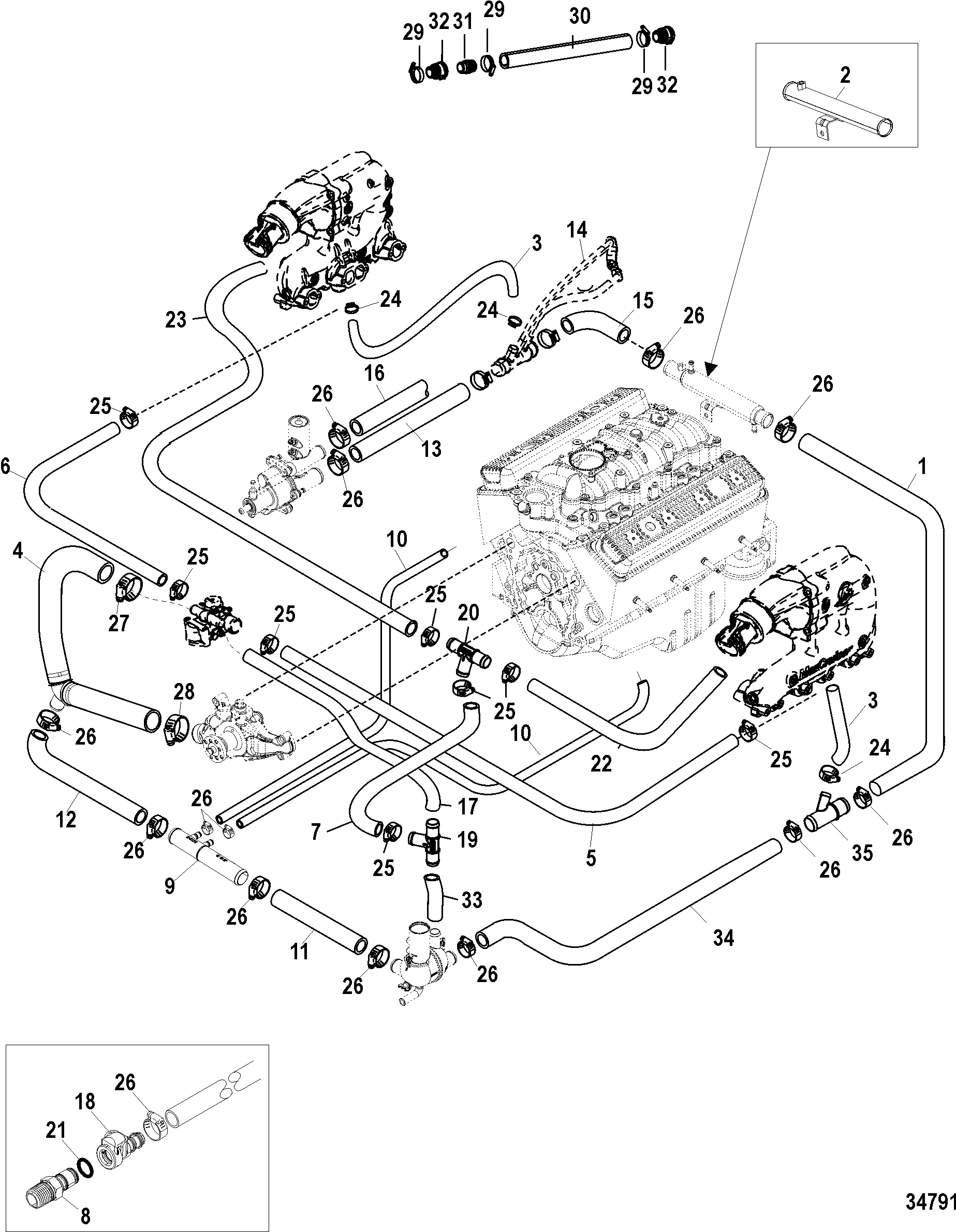 Standard Cooling System, V-DRIVE
