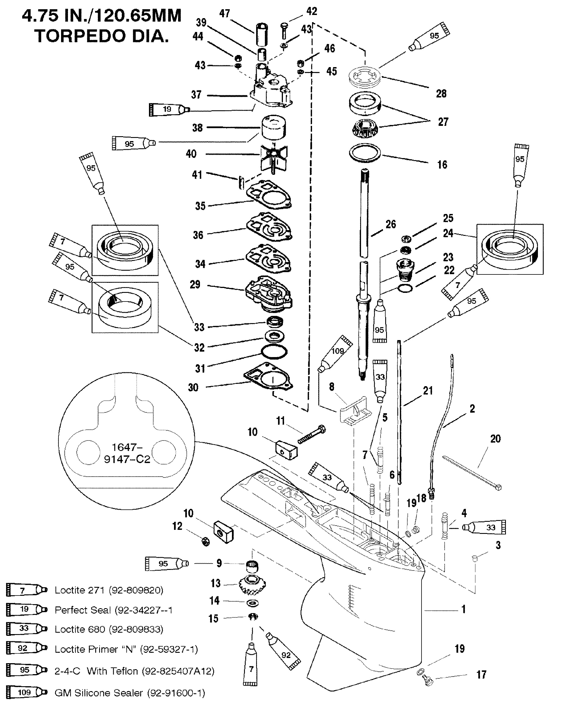 Gear Housing(Driveshaft-Standard-S N-0G438000 & Up)