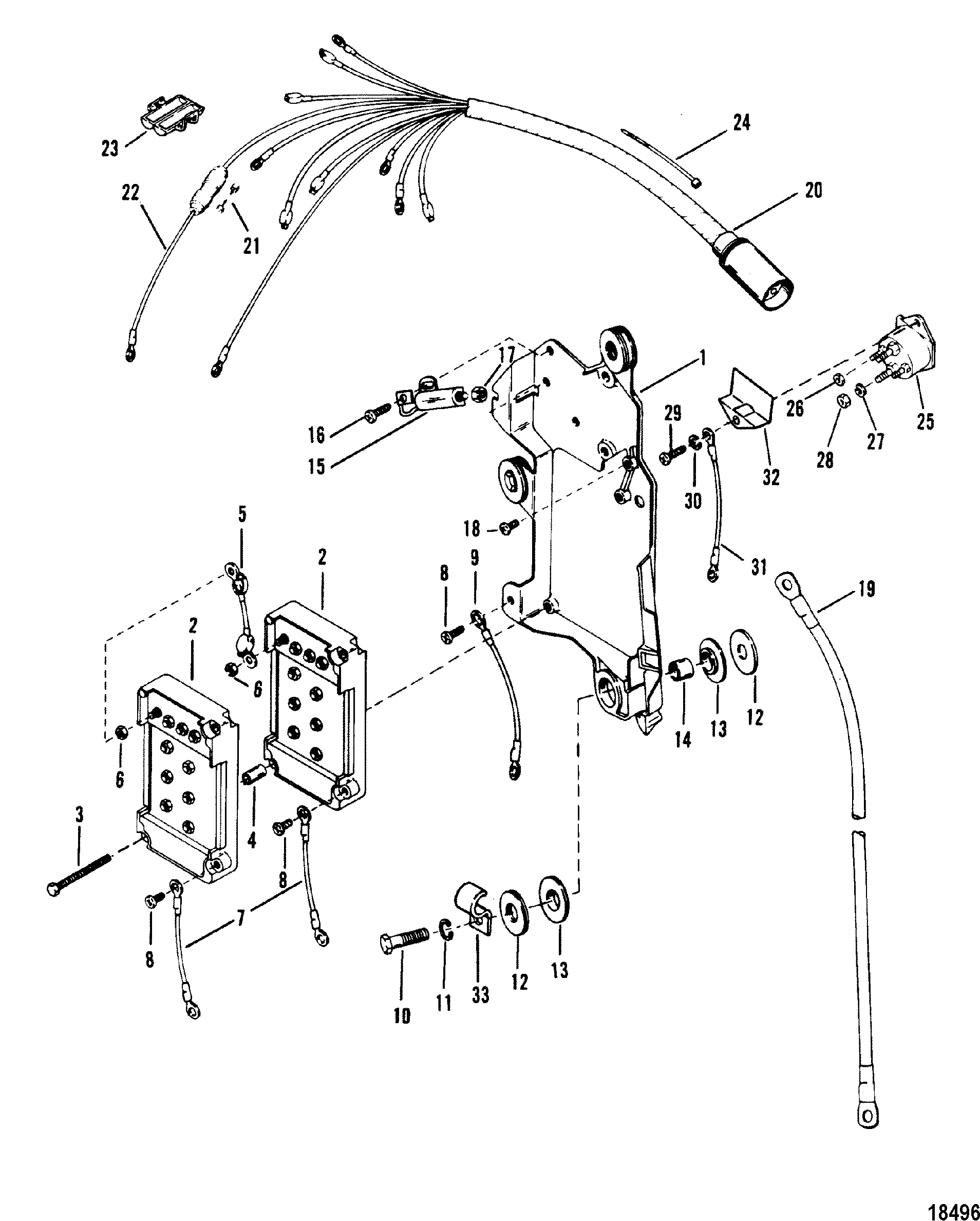 Wiring Harness Starter Solenoid