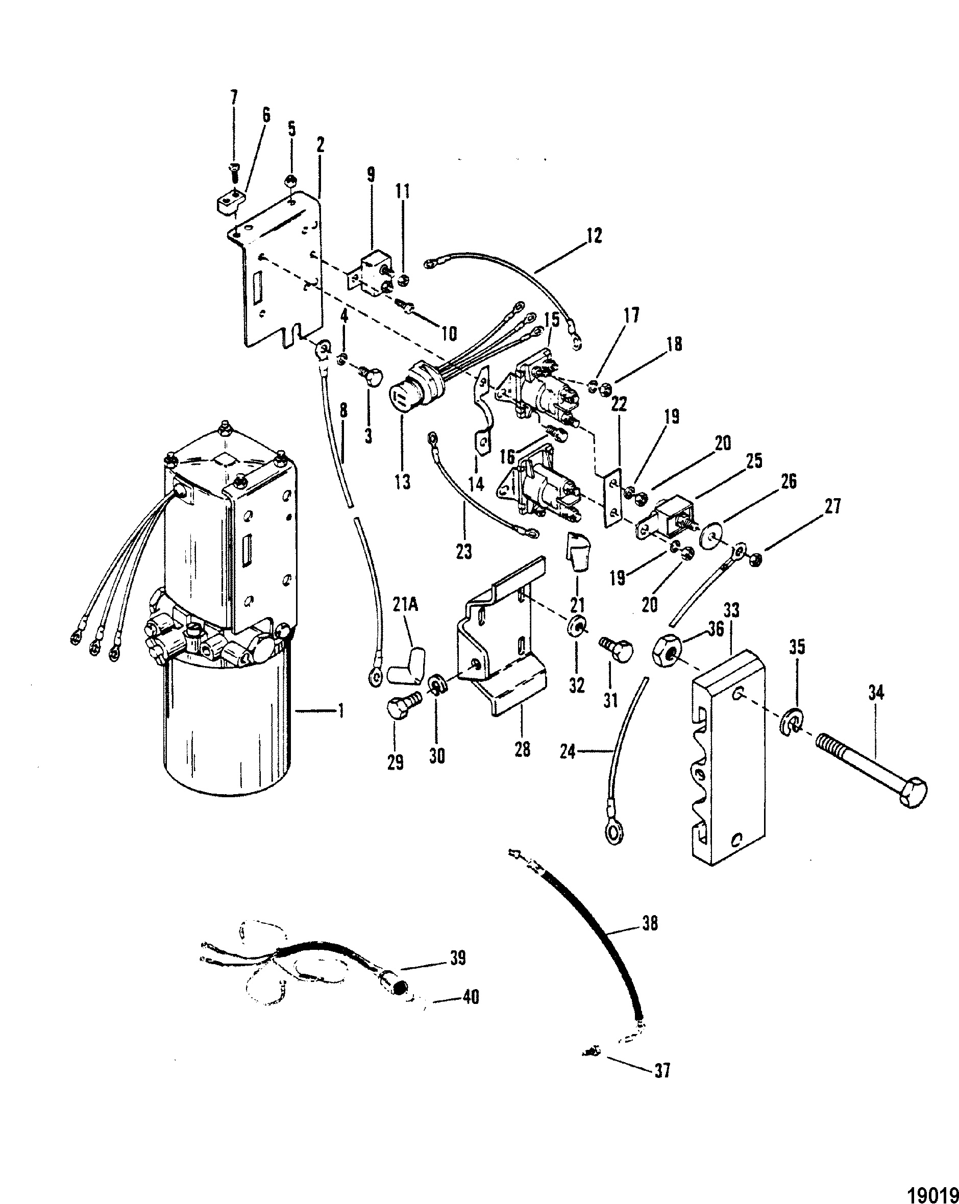 Hydraulic Pump Bracket(S N-5432022 and Up)