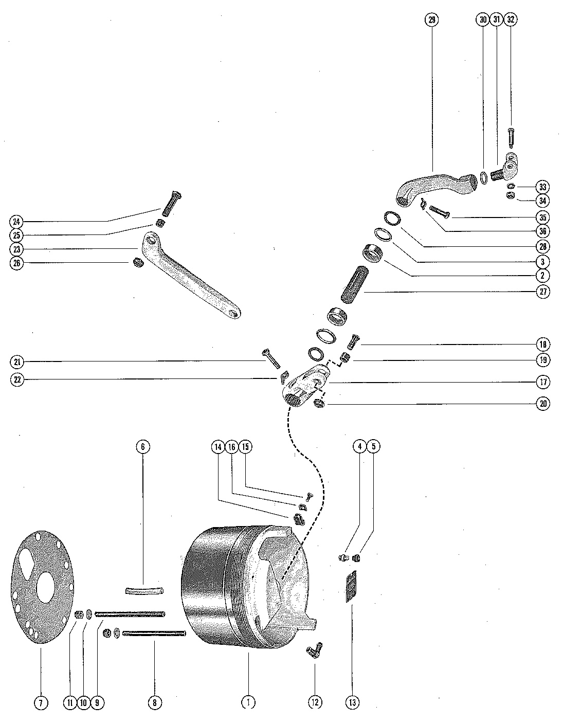STEERING LEVER HOUSING ASSEMBLY