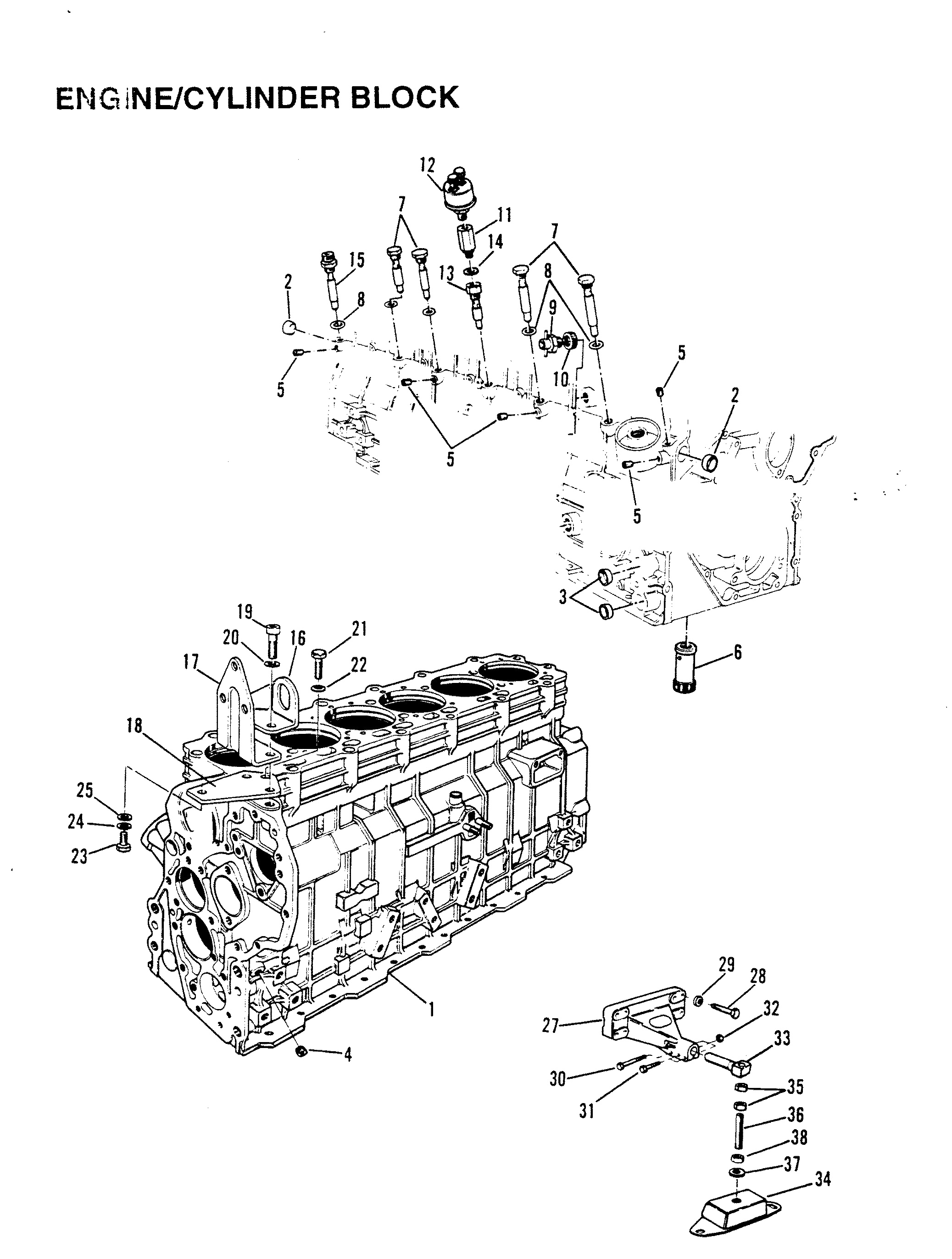 ENGINE CYLINDER BLOCK