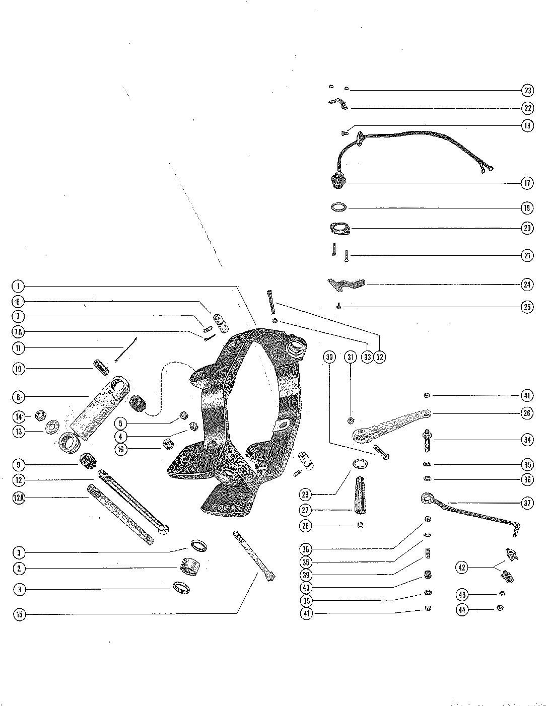 GIMBAL RING ASSEMBLY AND STEERING LEVER