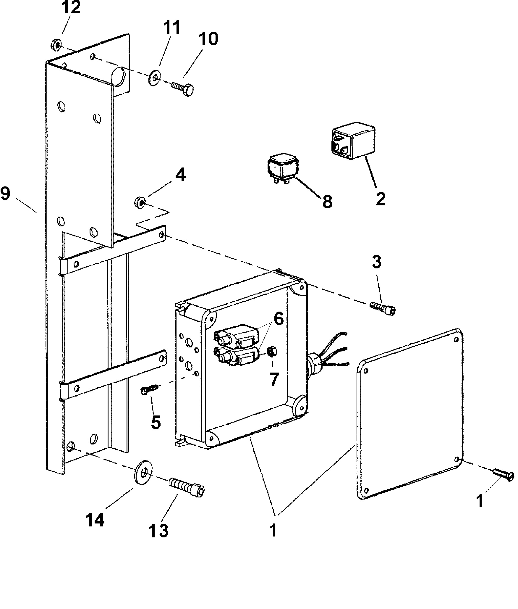 ELECTRICAL BOX AND COMPONENTS