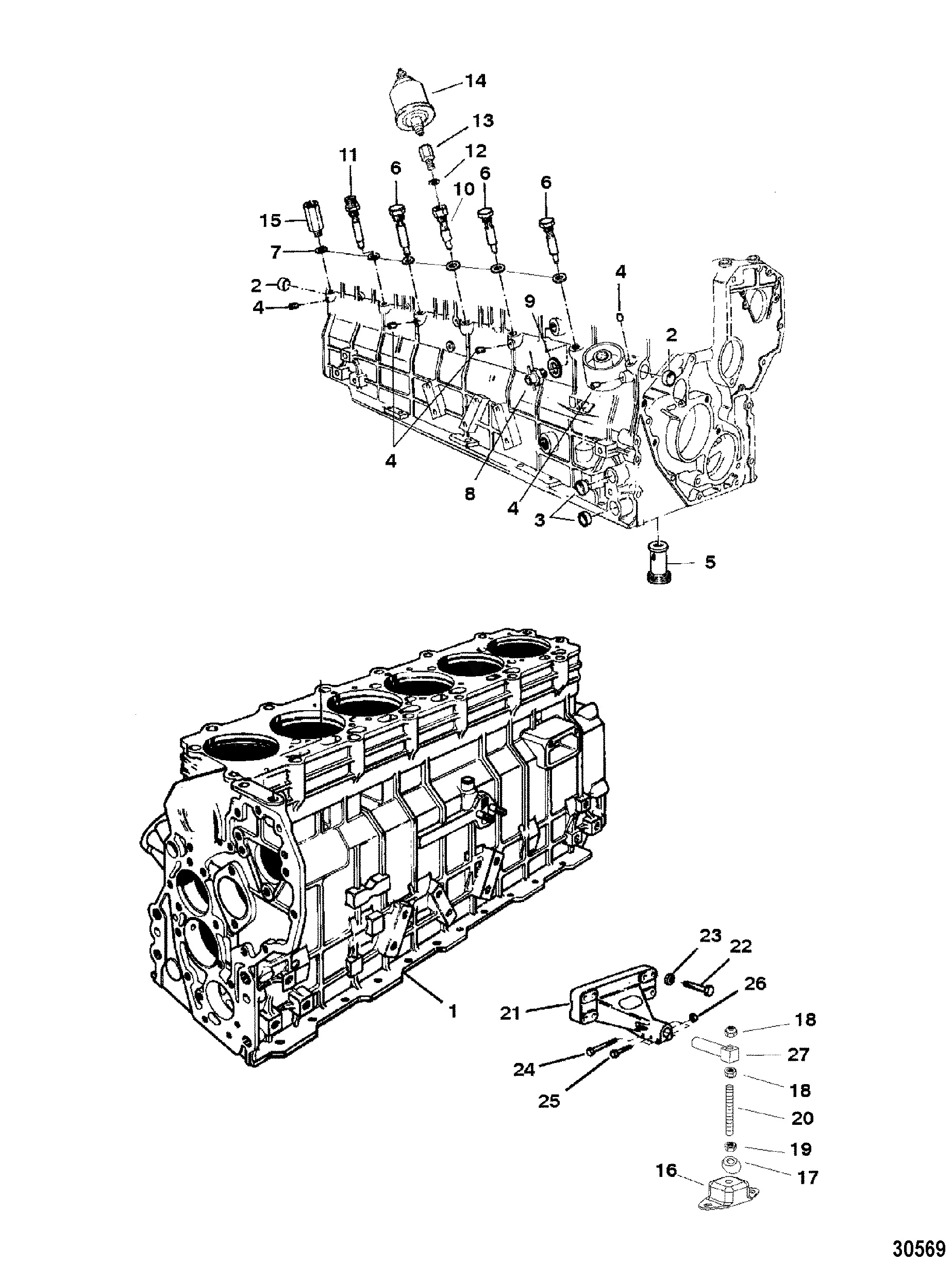 ENGINE CYLINDER BLOCK