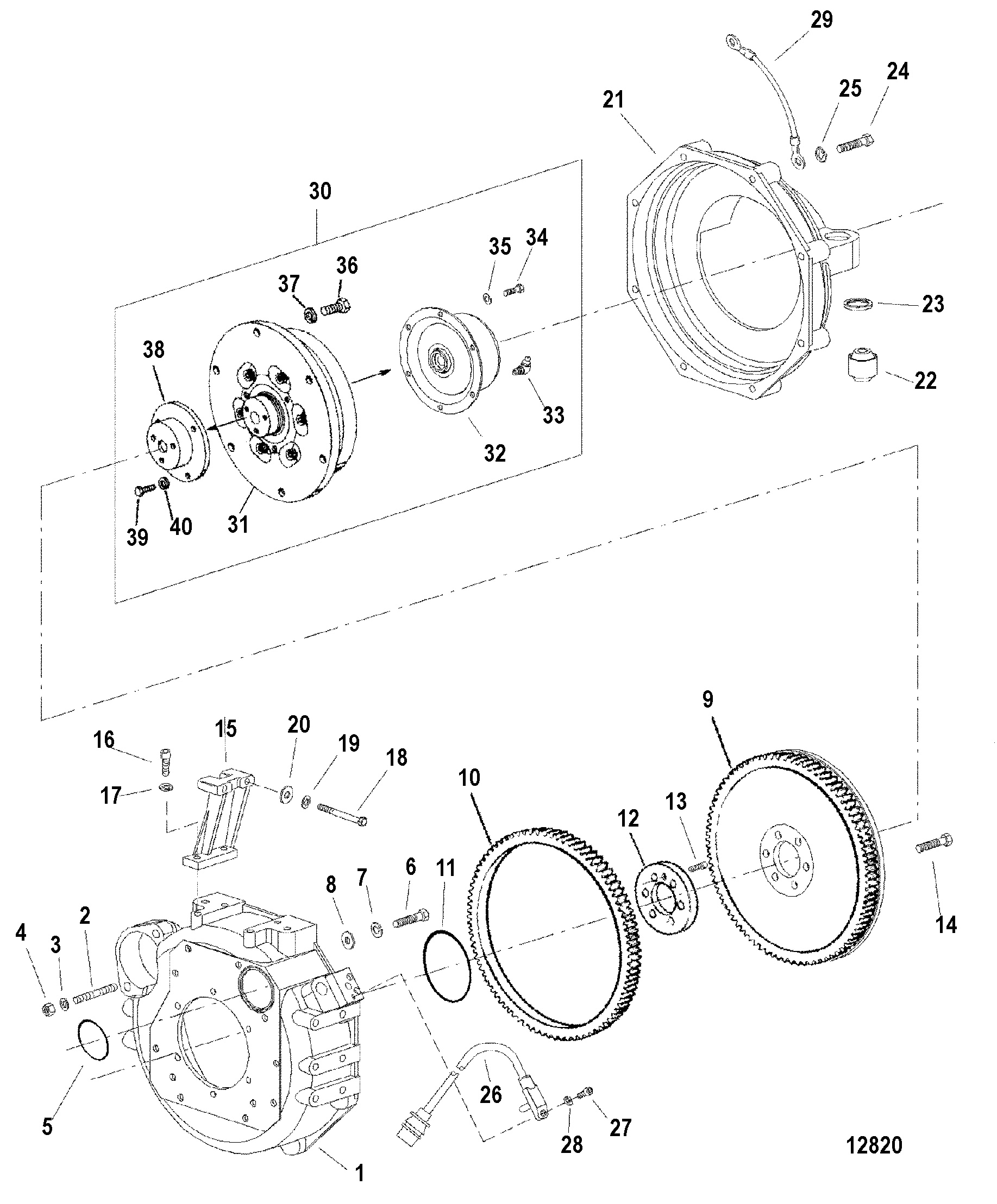 Flywheel Housing(STERNDRIVE)