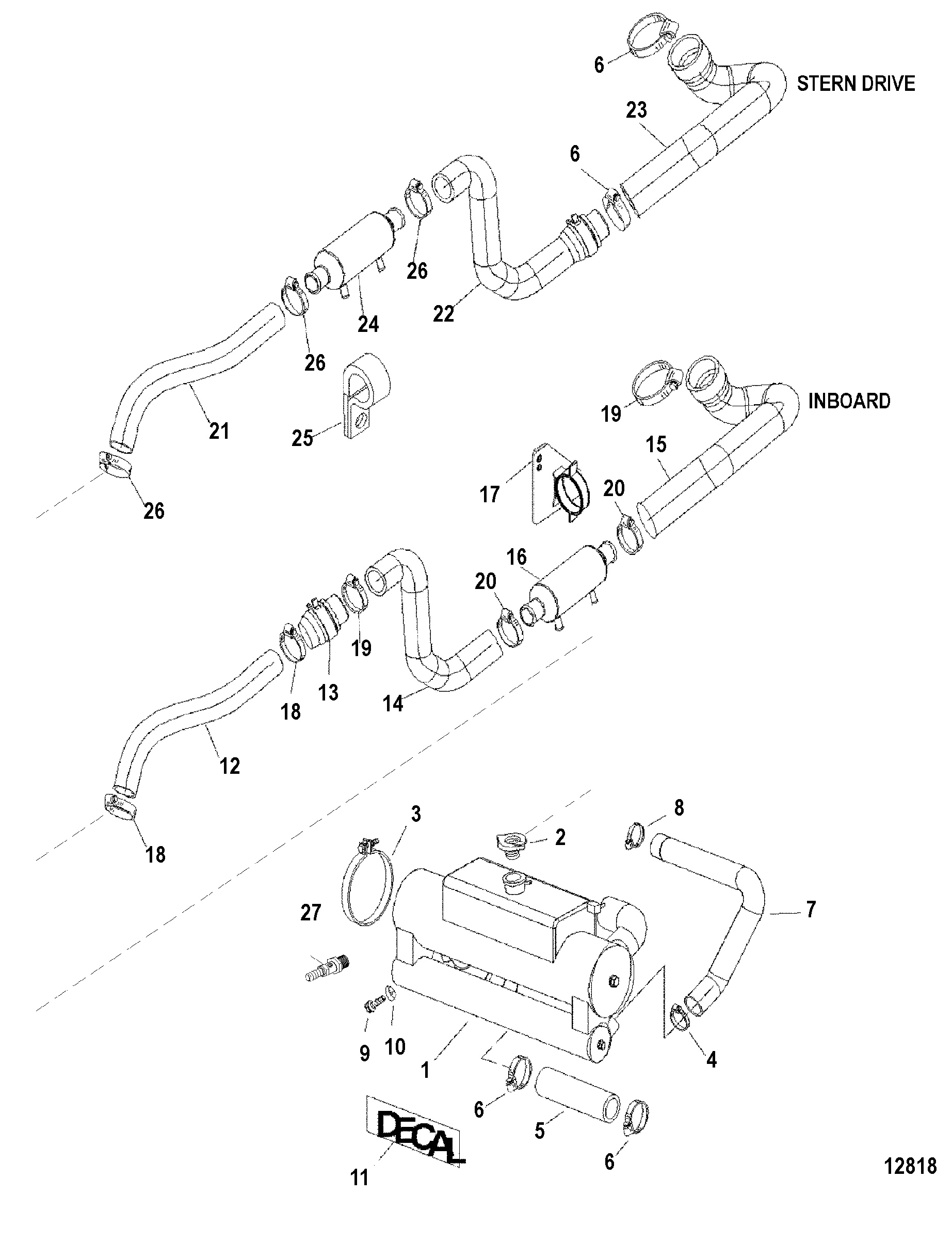 Heat Exchanger and Hoses