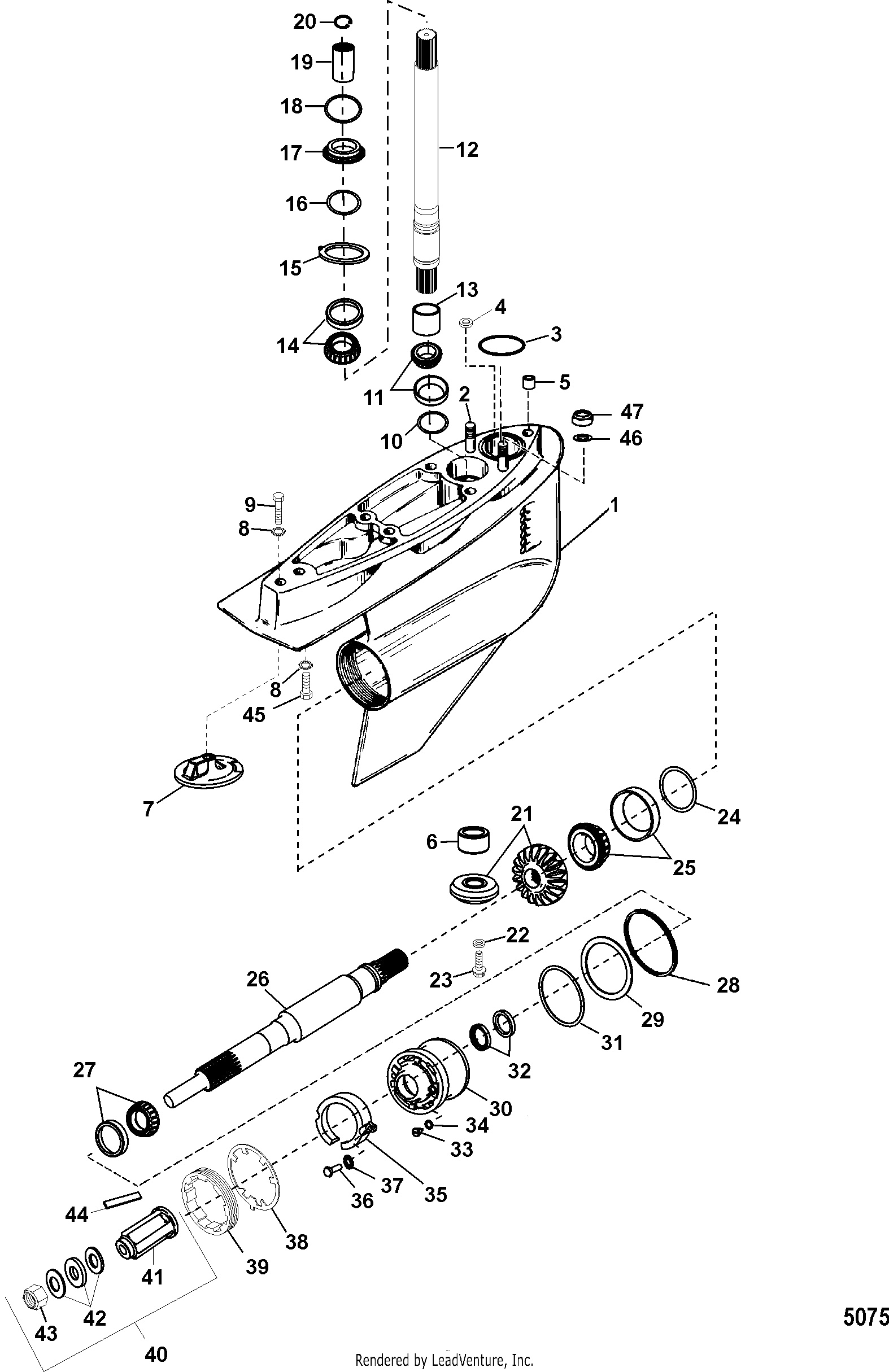 Gear Housing(Bravo I XR)