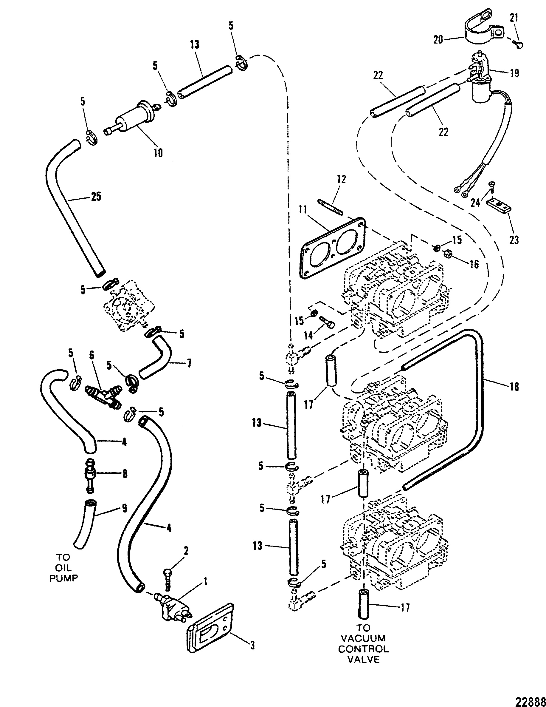 FUEL LINES(Use With WMH-12A B thru WMH-28 Carburtors)
