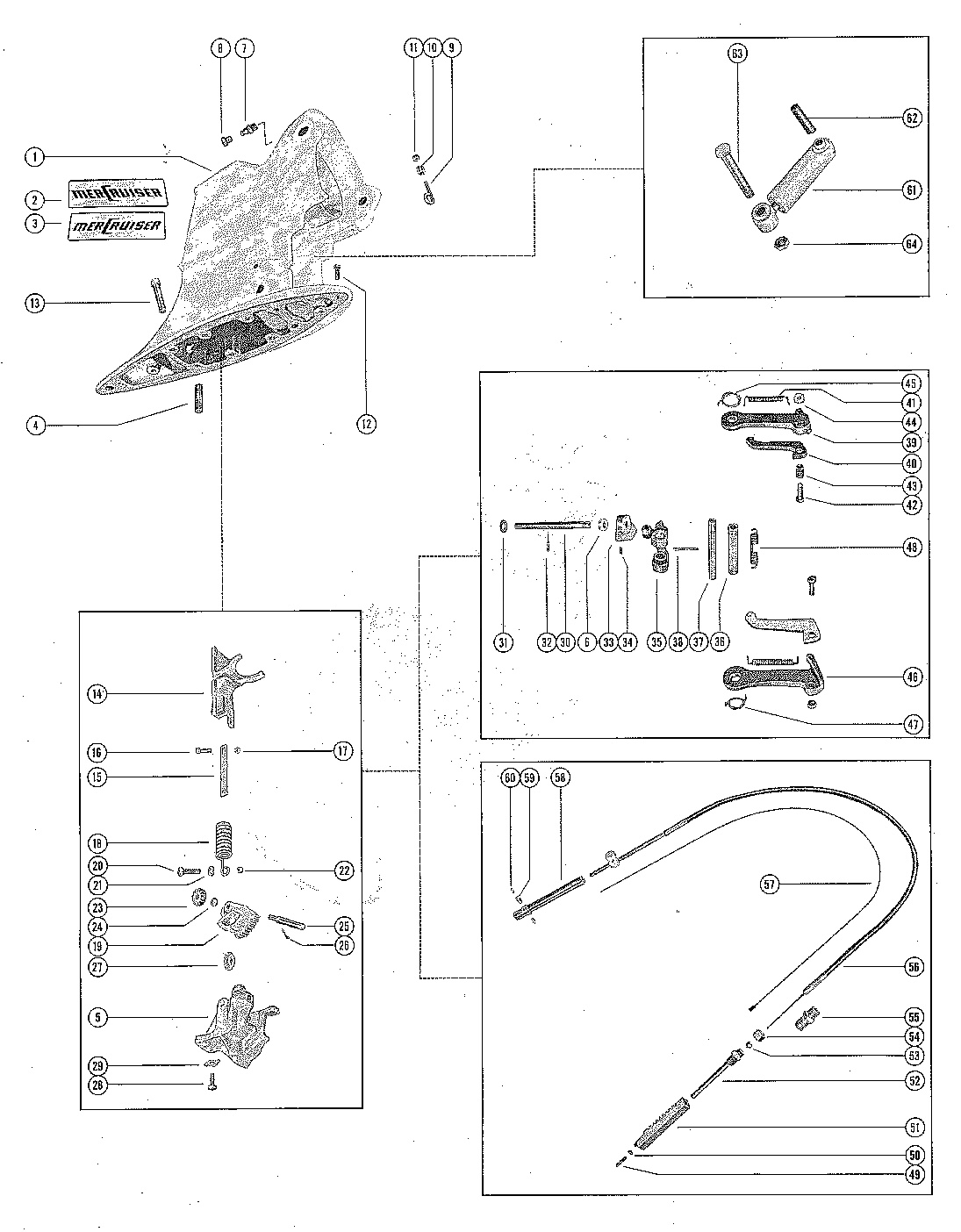 DRIVE SHAFT HOUSING ASSEMBLY AND REVERSE LOCK