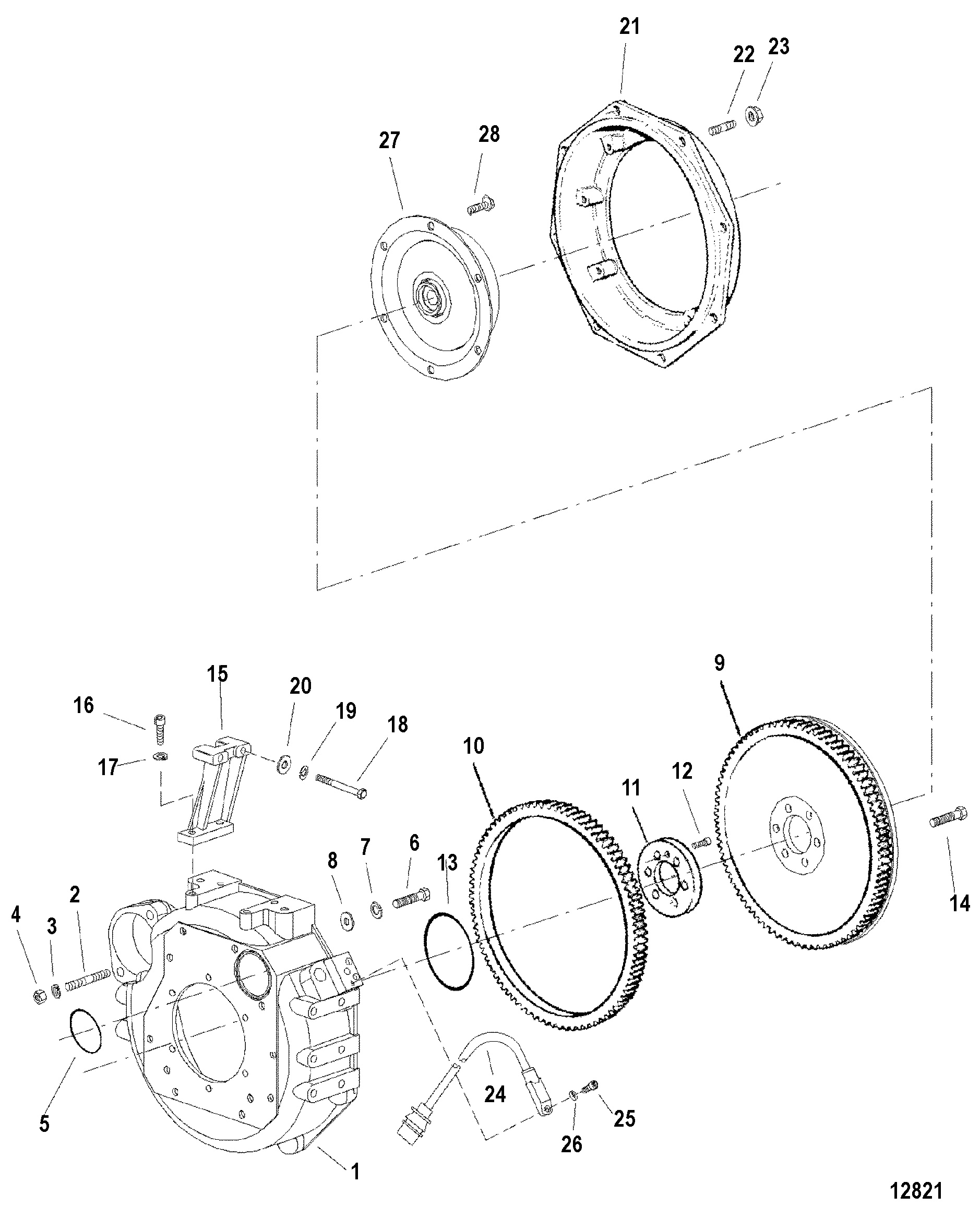 FLYWHEEL HOUSING(INBOARD)