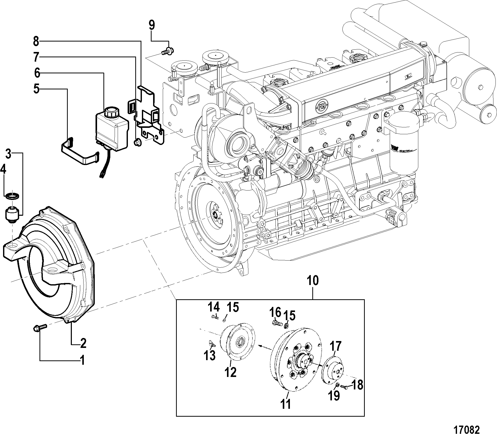 Flywheel Housing Cover(STERNDRIVE)
