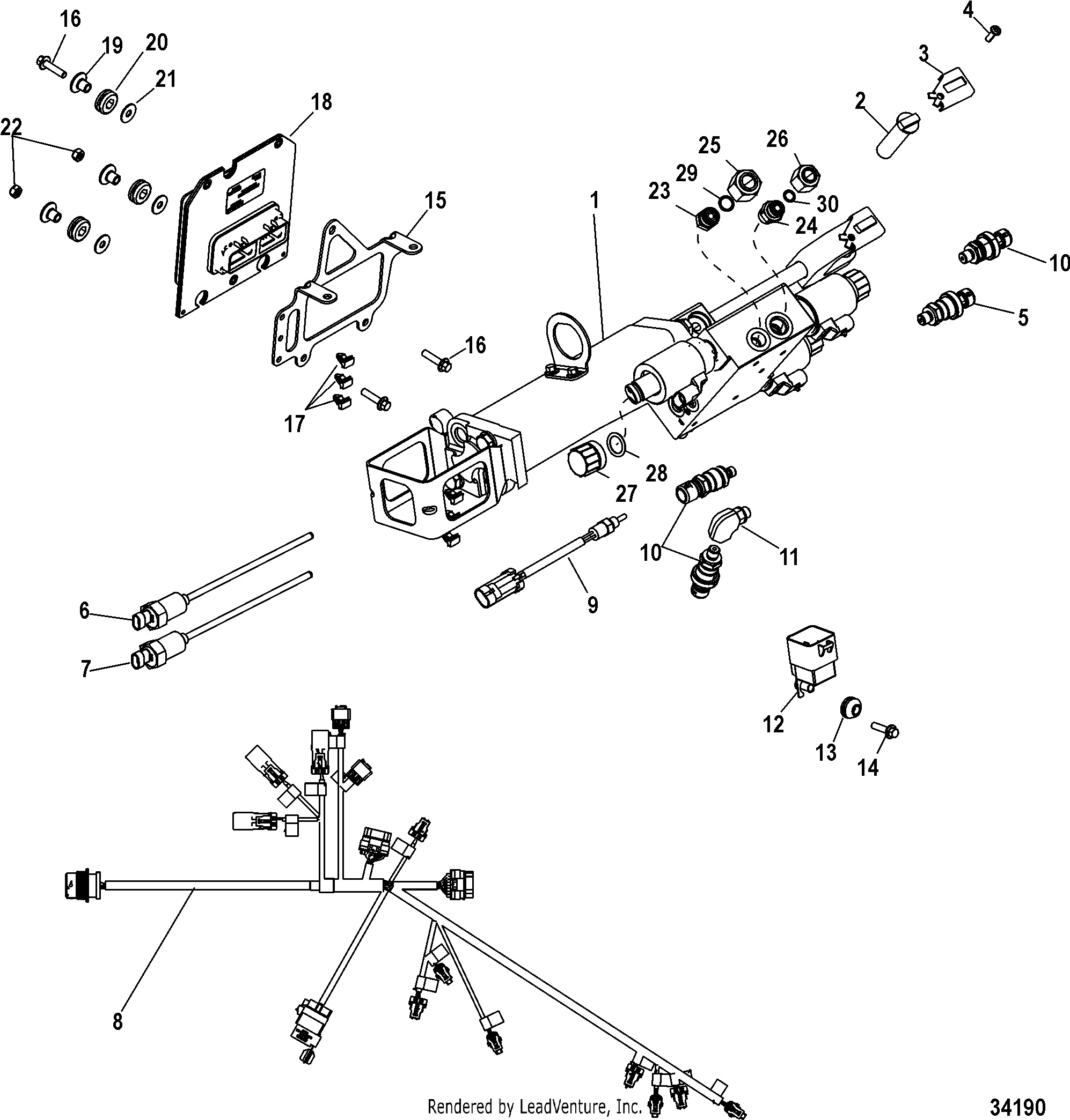 Steering Actuator, Axius (Gen I), Sensors Screw In
