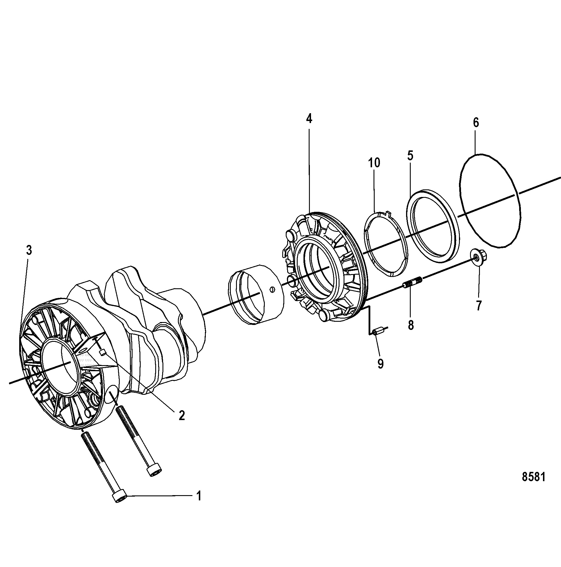 Rear Oil Seal and Bearing Carrier