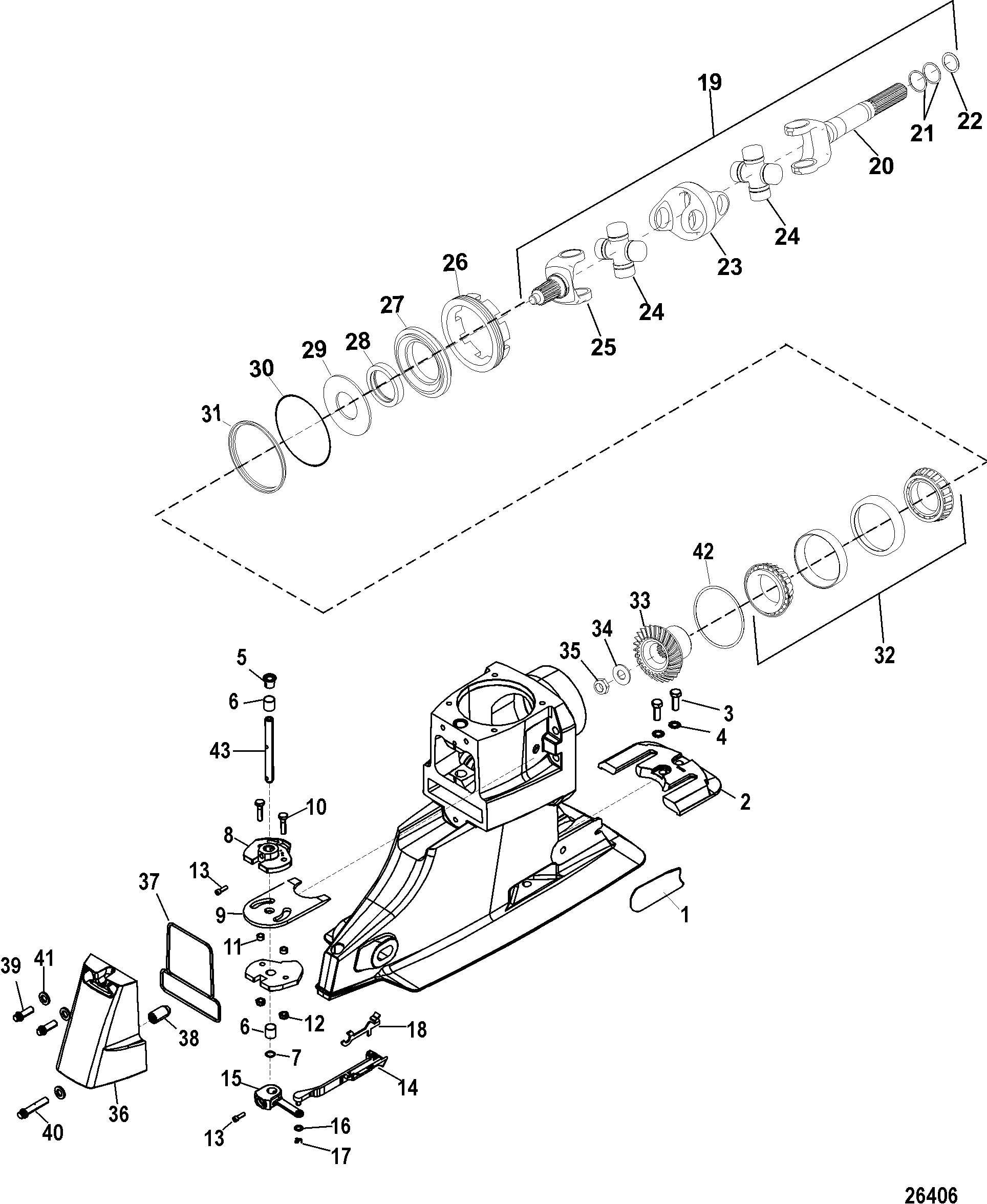 Universal Joint and Shift Components