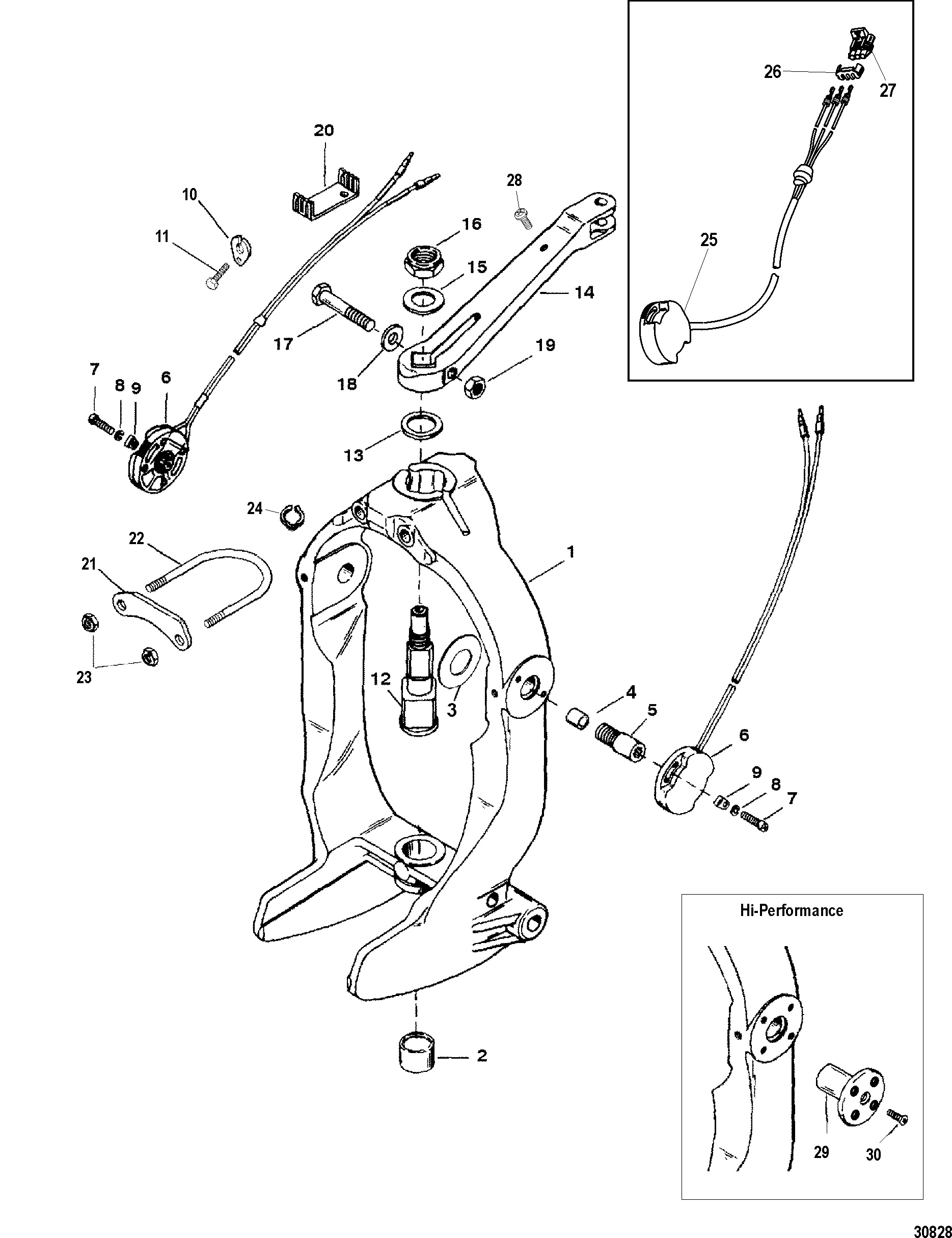 GIMBAL RING AND STEERING LEVER