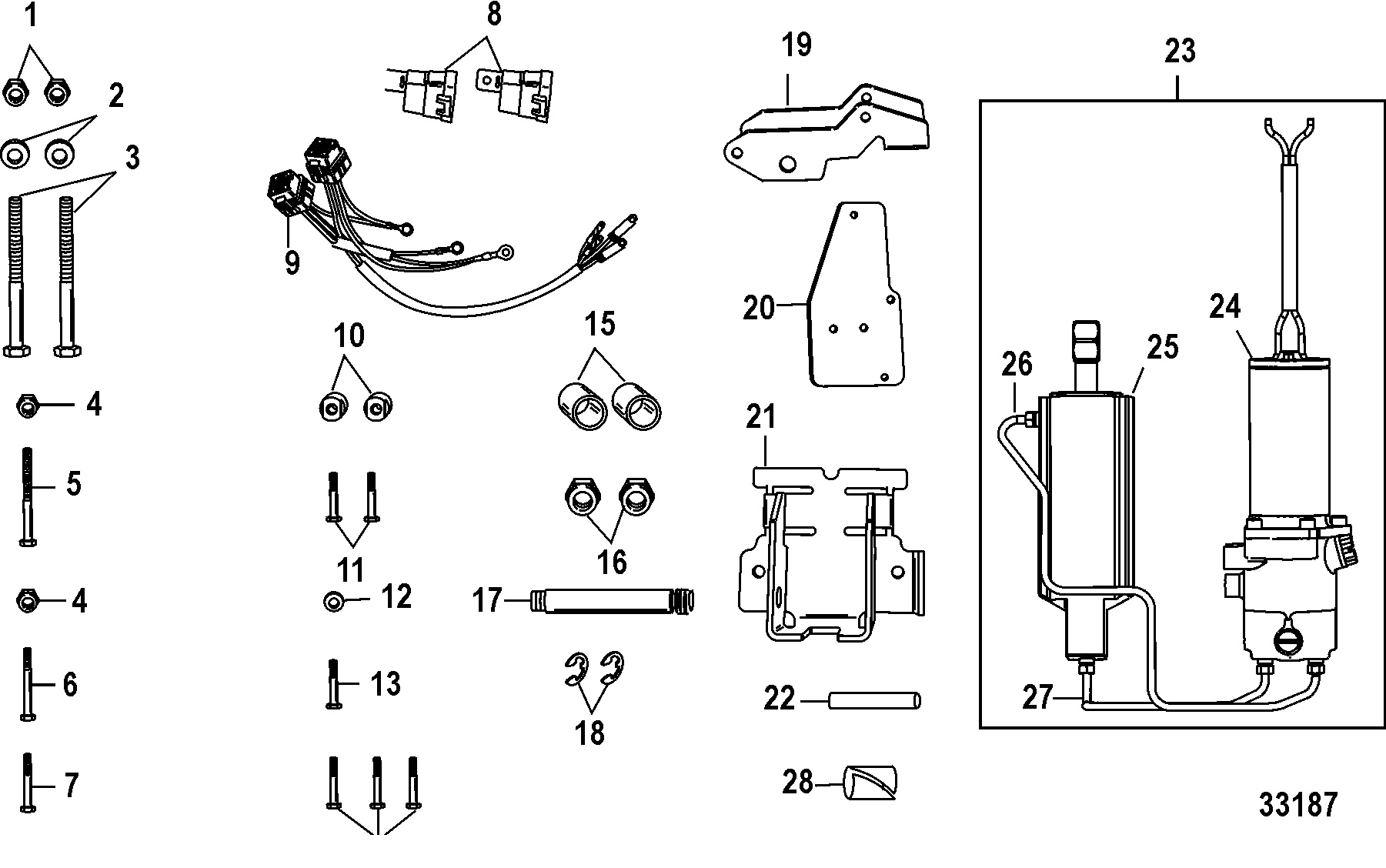 Kit de compensación eléctrica, 850700A07
