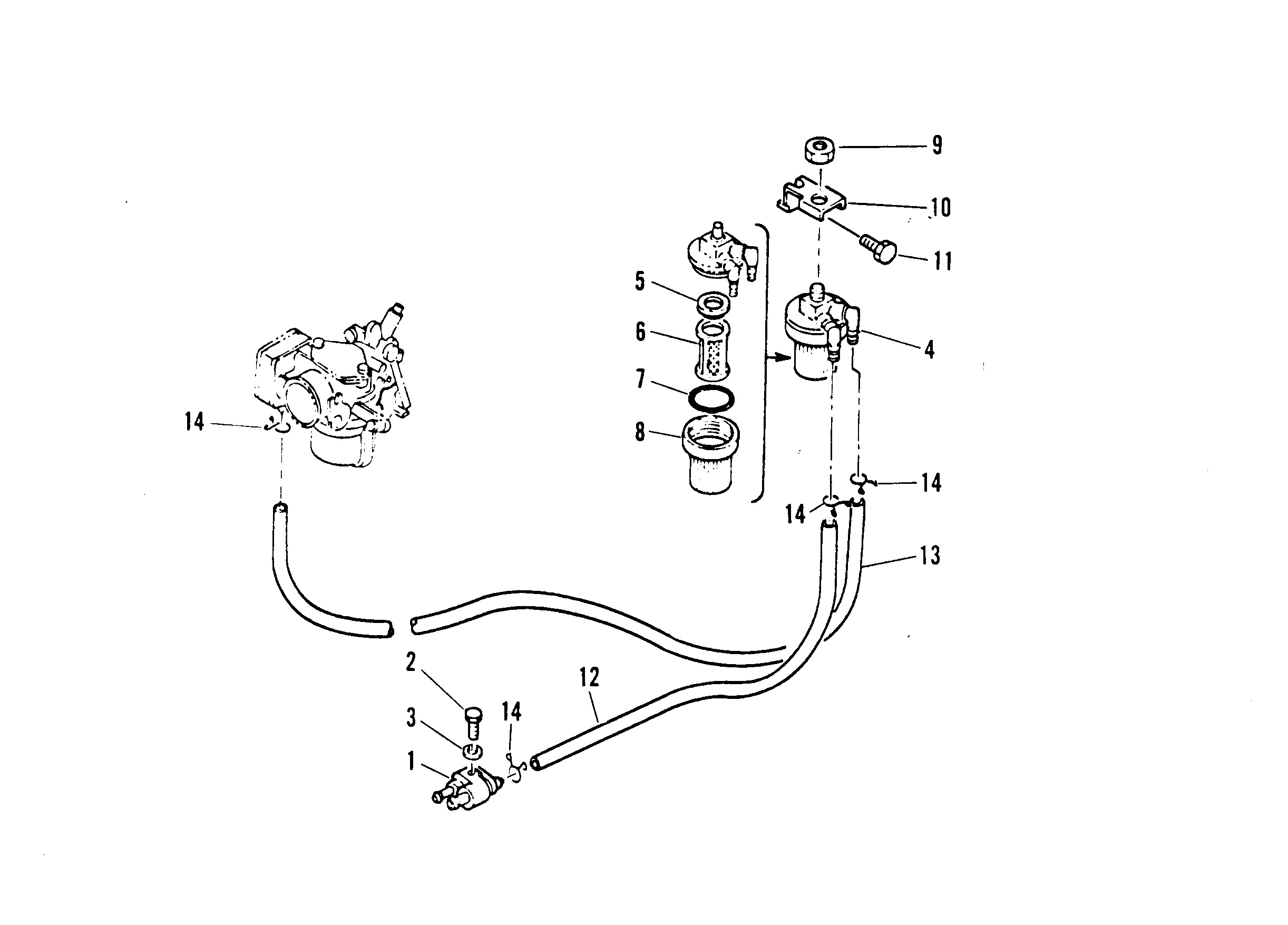 FUEL LINES AND FILTER
