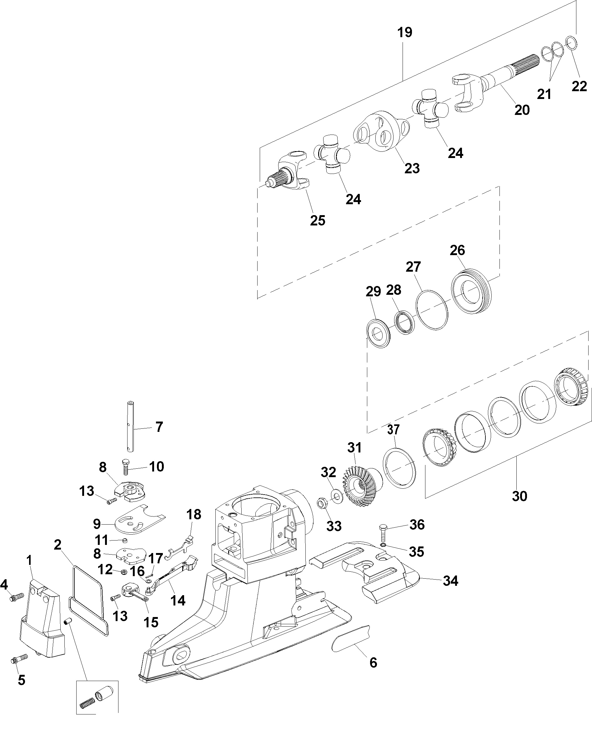 Universal Joint Shifter Components(X-Drive)