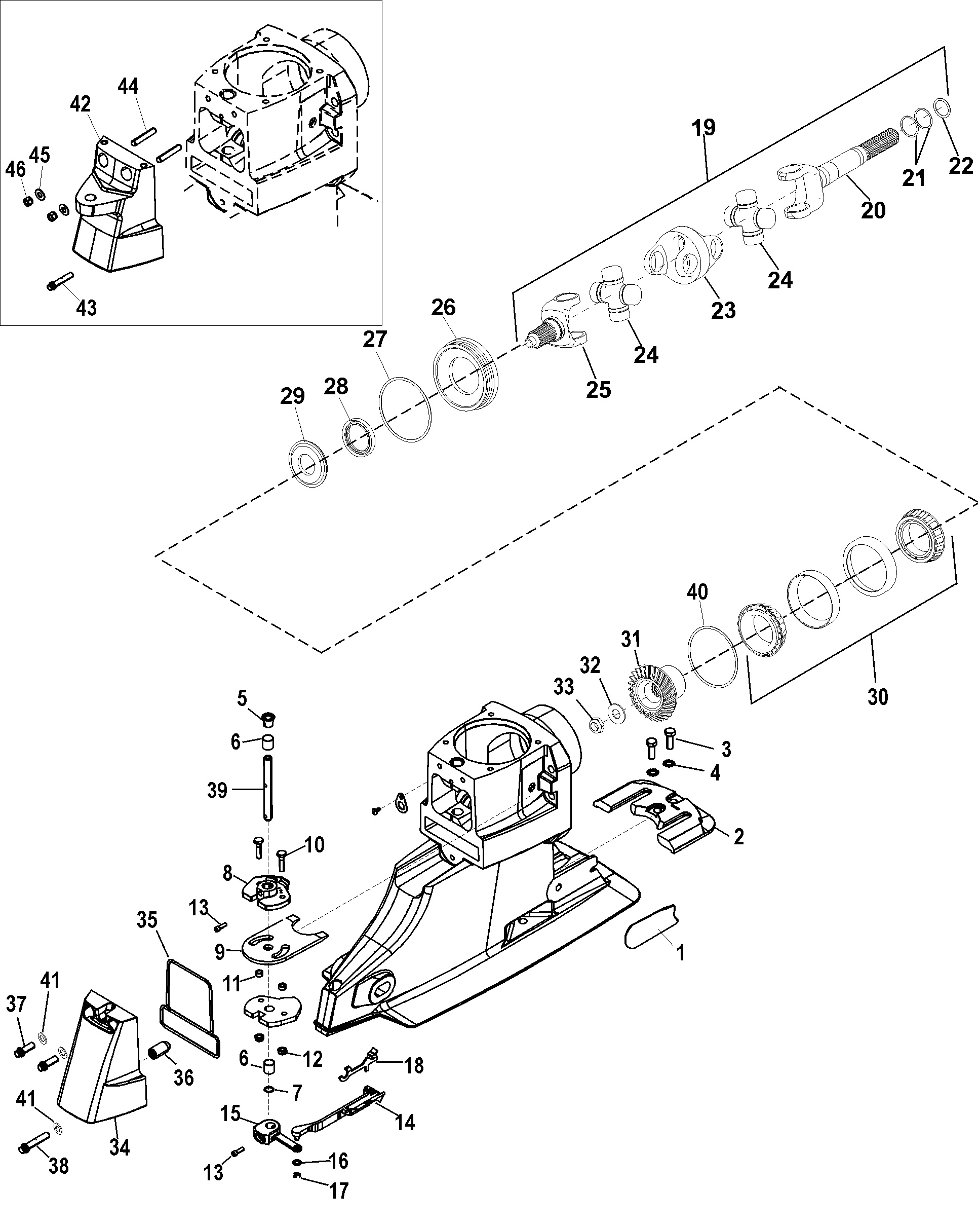 Universal Joint and Shift Components