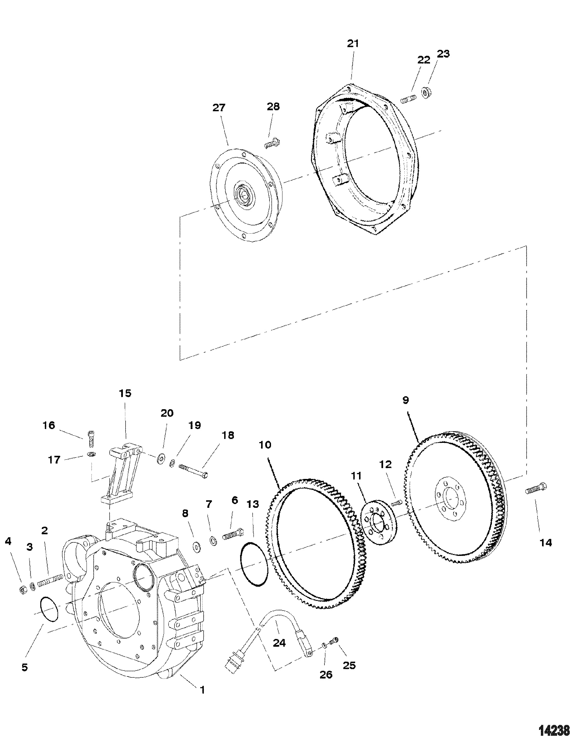 Flywheel Housing(Inboard)