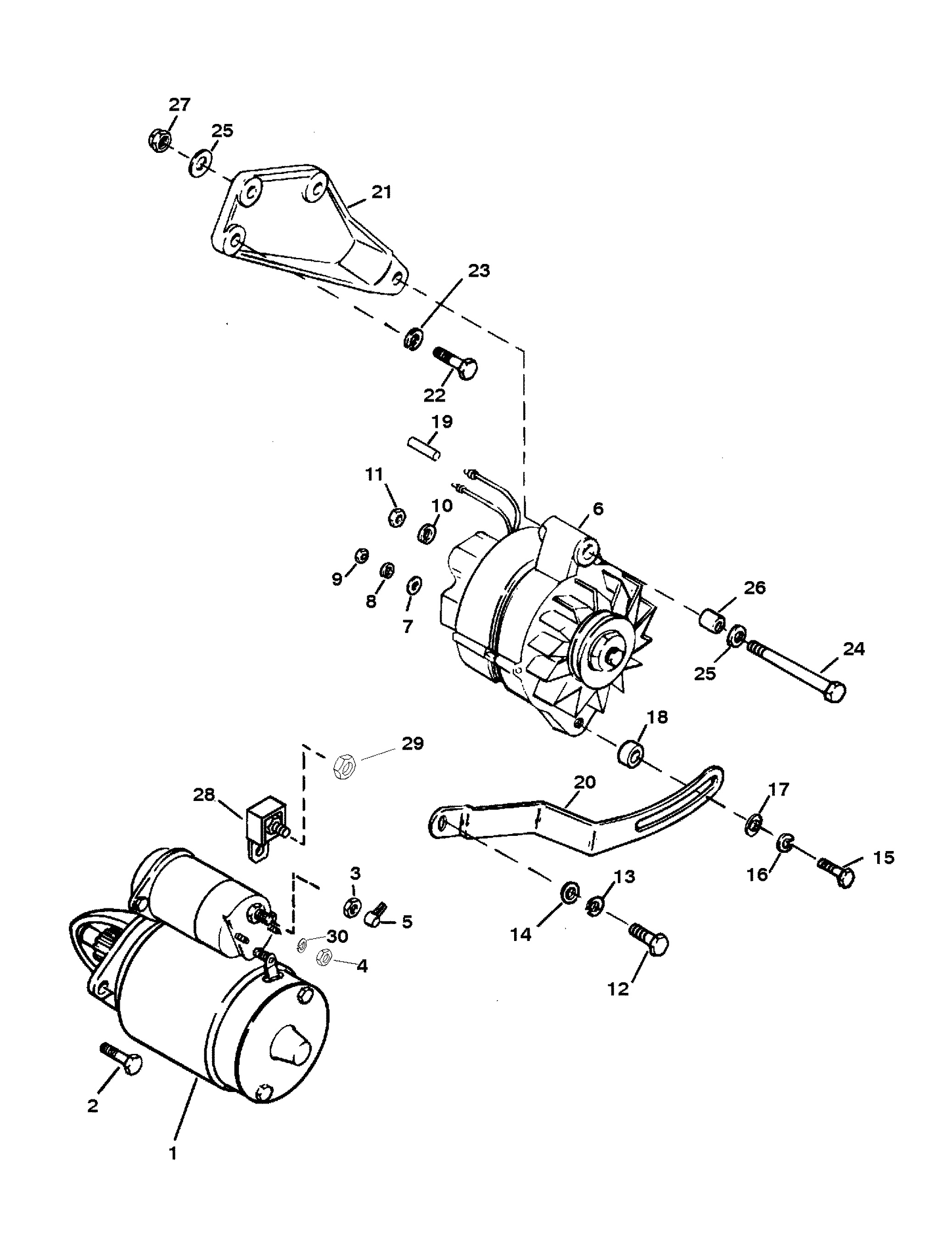STARTER AND ALTERNATOR
