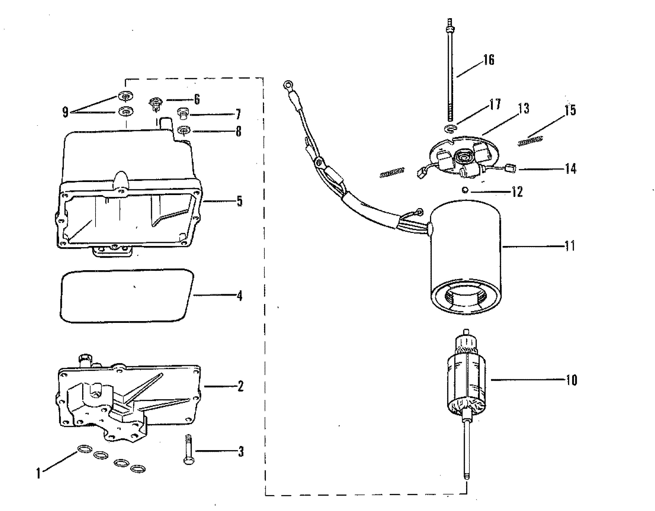 HYDRAULIC PUMP ASSEMBLY (METAL RESERVOIR)