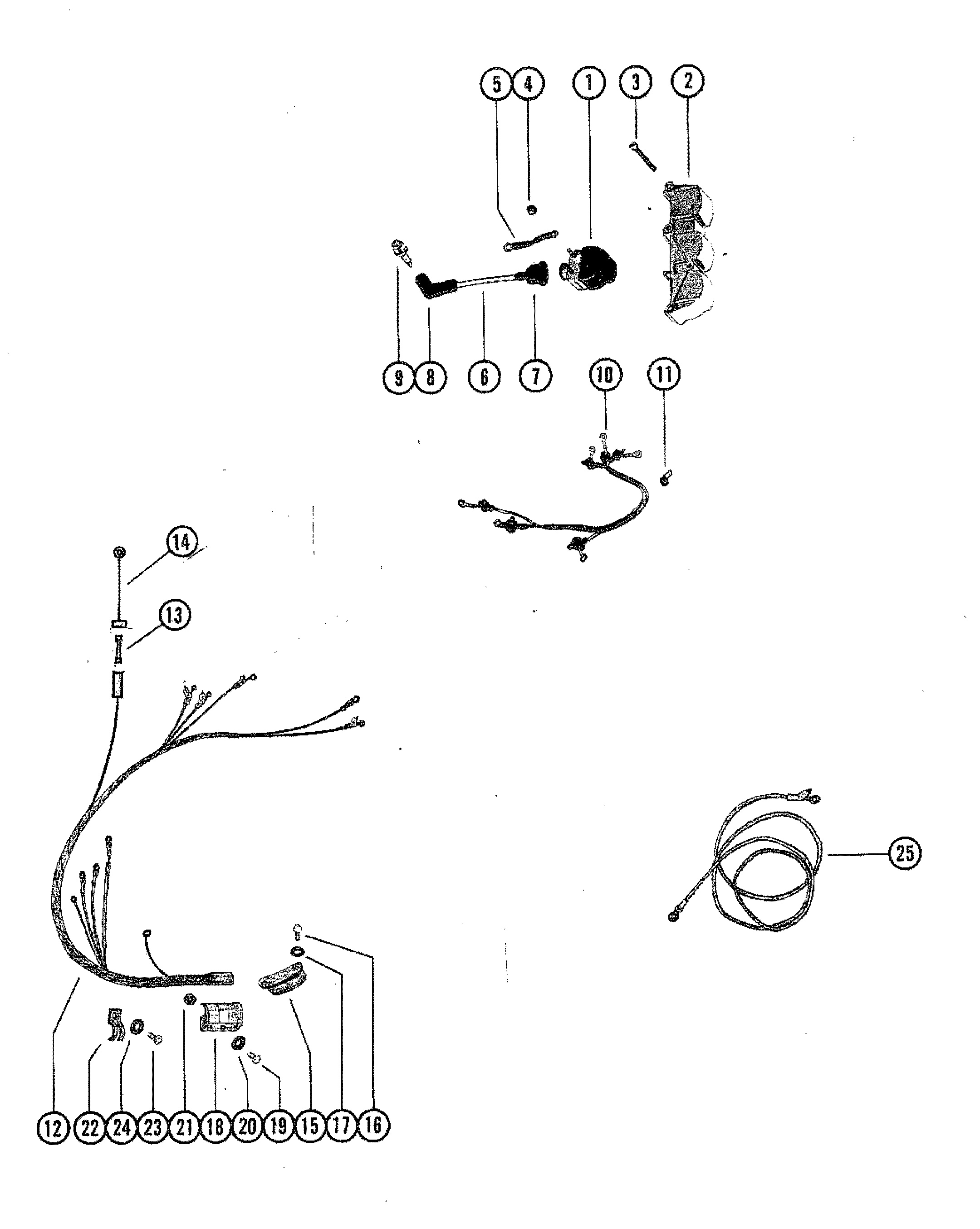 WIRING HARNESS AND IGNITION COIL