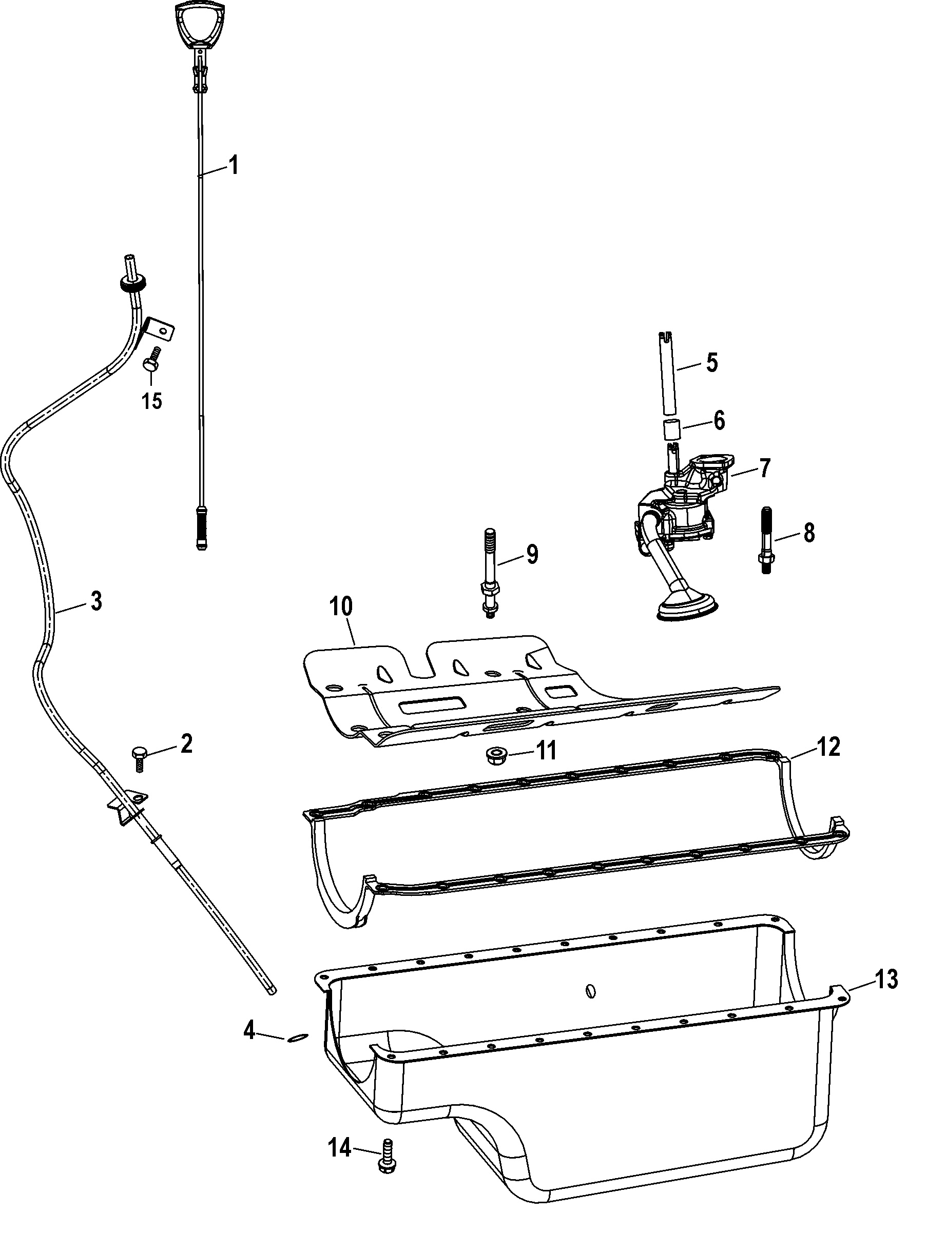 Oil Pan And Oil Pump