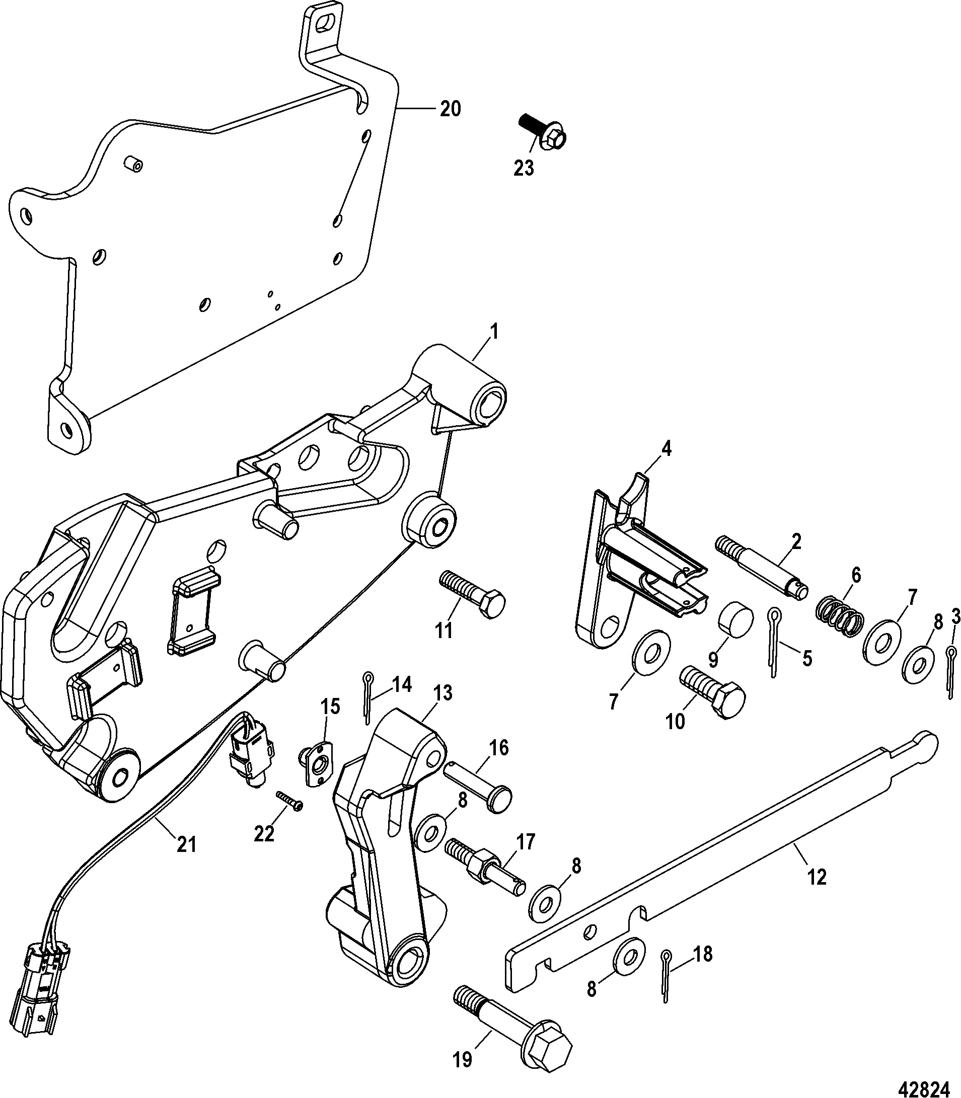 Shift Bracket, Mechanical