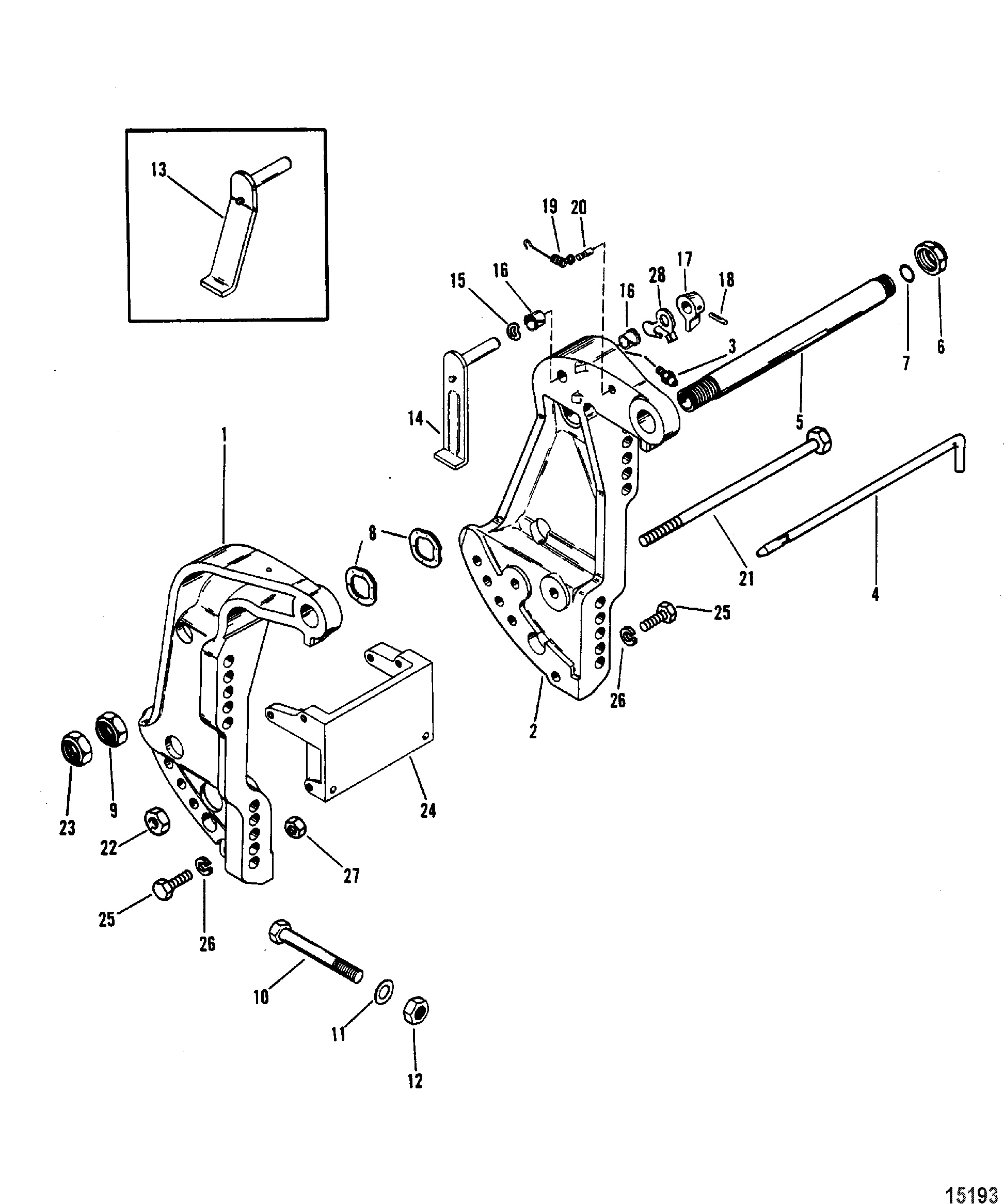 Transom Bracket