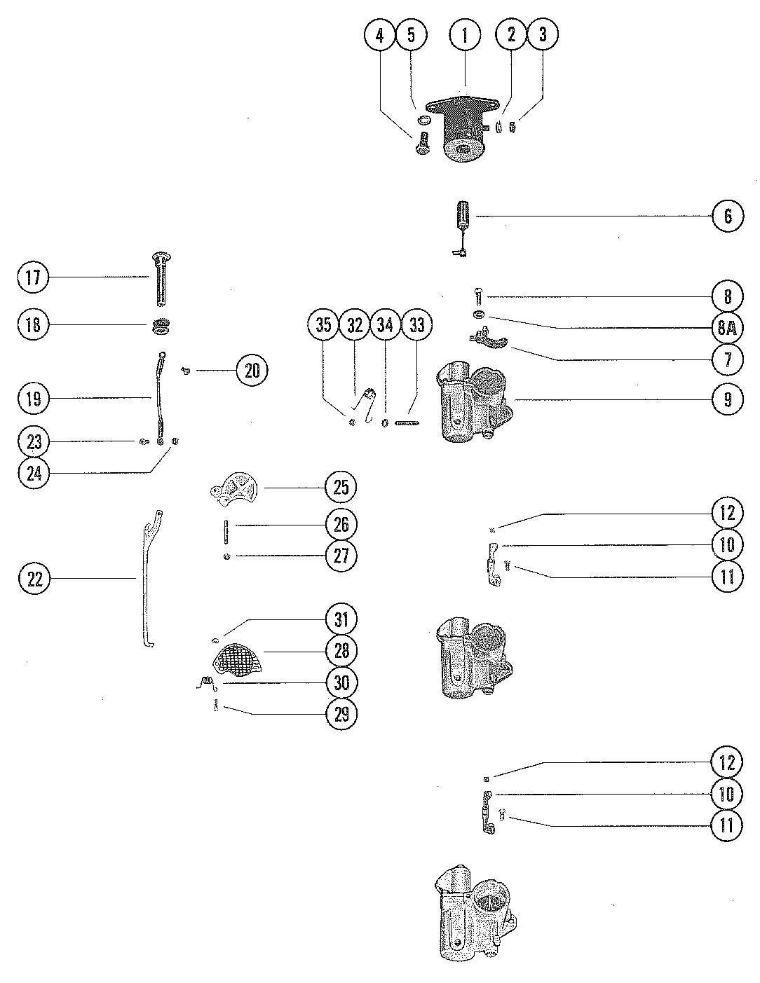 COLLEGAMENTO DEL CARBURATORE E SOLENOIDE D'ARIA